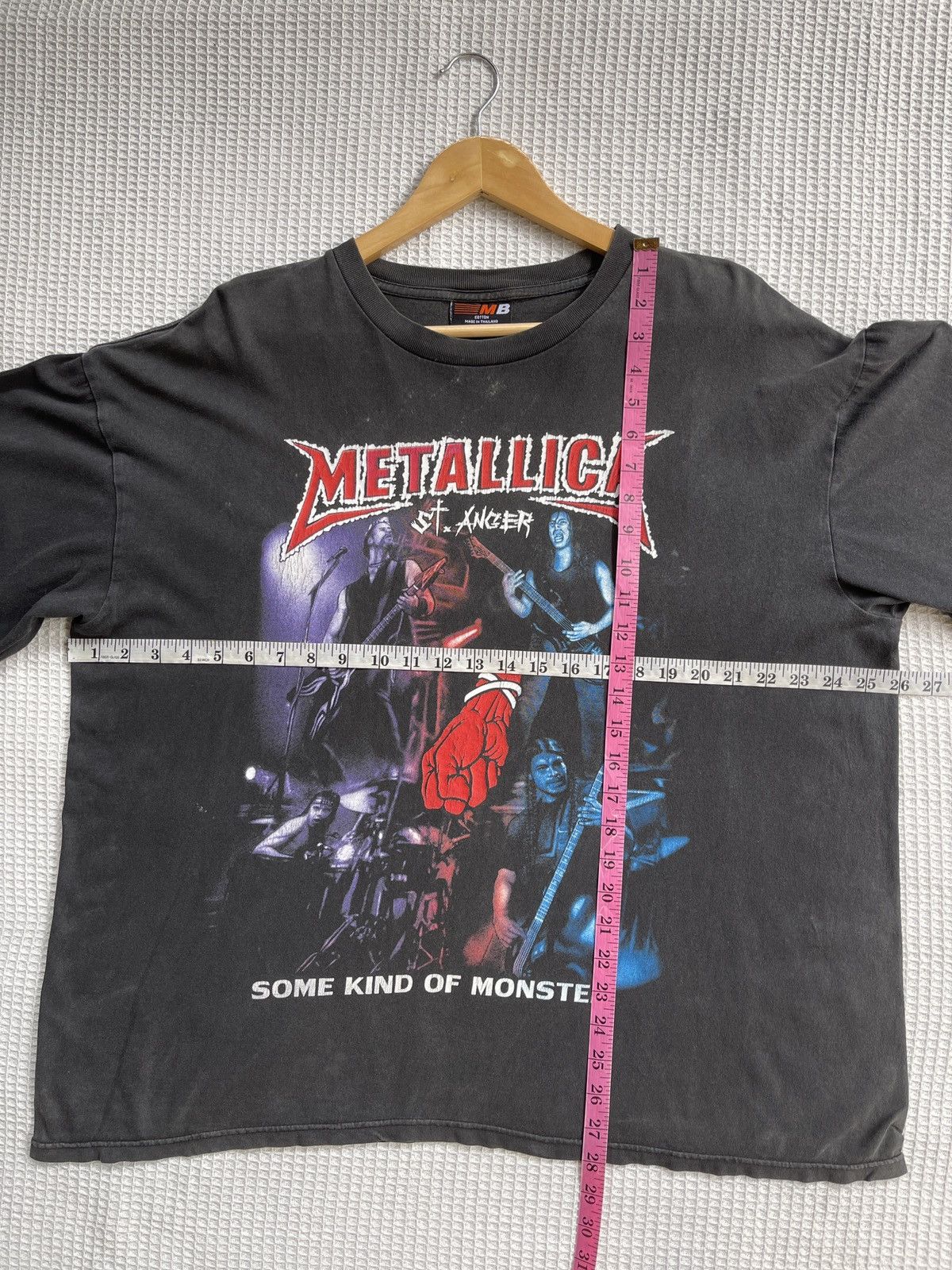 Band Tees SUN FADED🔥Vtg METALLICA St Anger Long Sleve Size US XXL / EU 58 / 5 - 11 Thumbnail