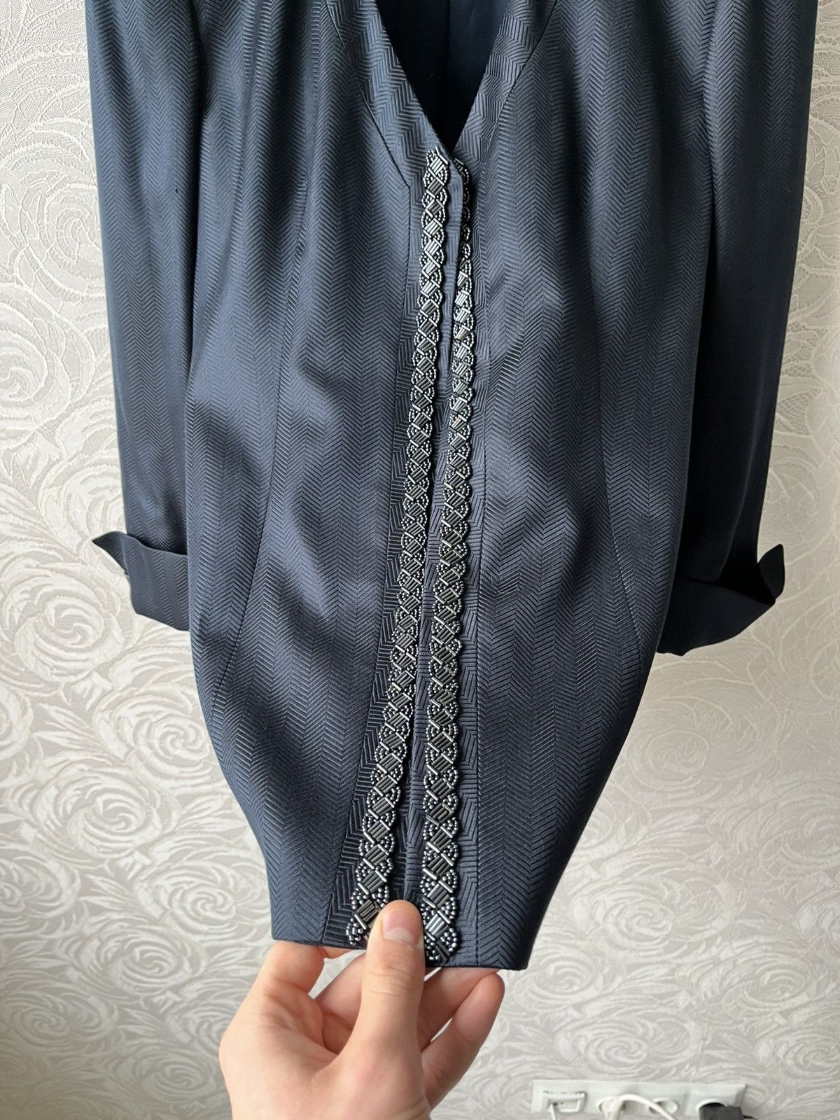 Dior Christian Dior Boutique Blue Silk Blazer Jacket Archival 90s Size M / US 6-8 / IT 42-44 - 4 Thumbnail
