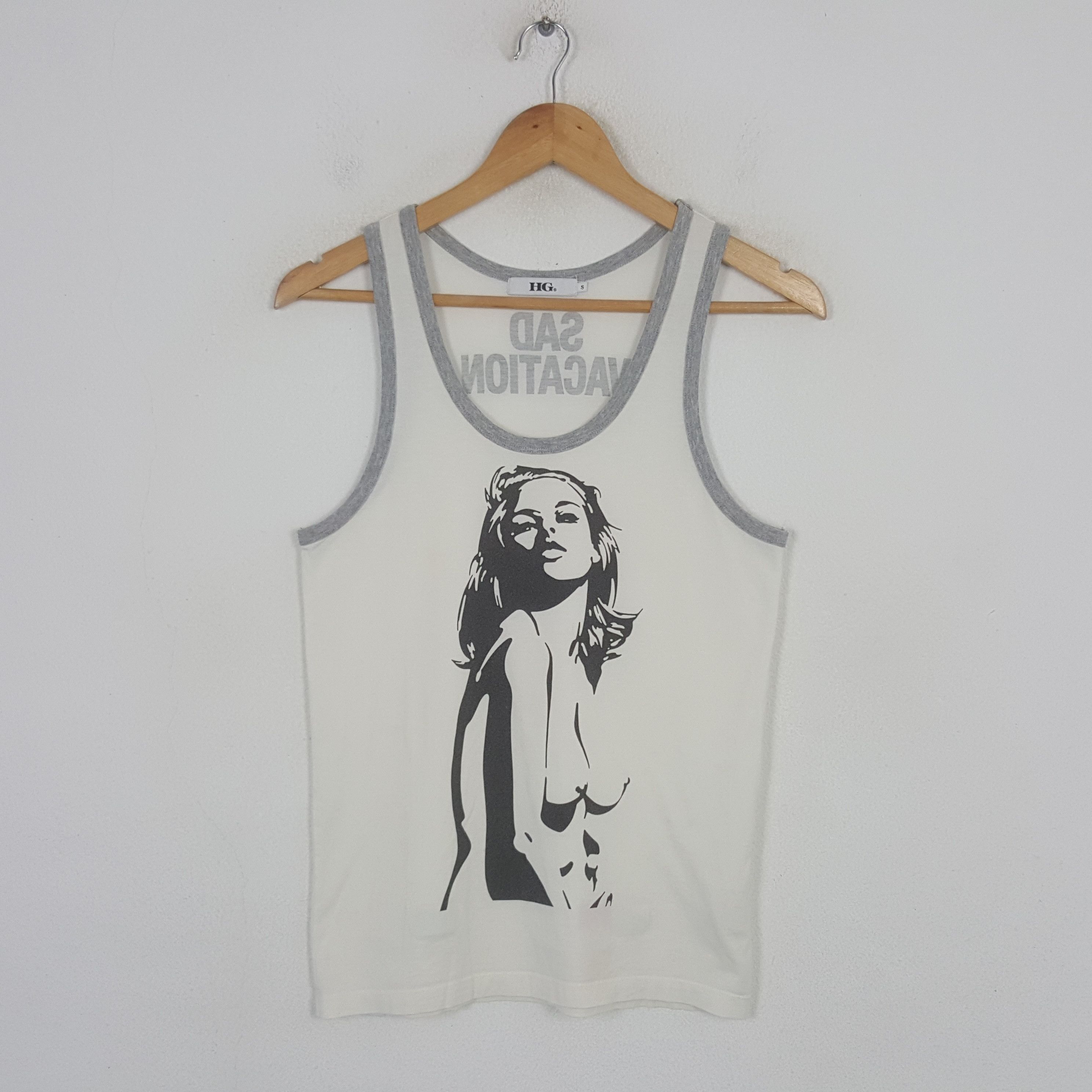 Hysteric Glamour Vintage Hysteric Glamour Sad Vacation Tank Top C303N61 Size XS / US 0-2 / IT 36-38 - 1 Thumbnail