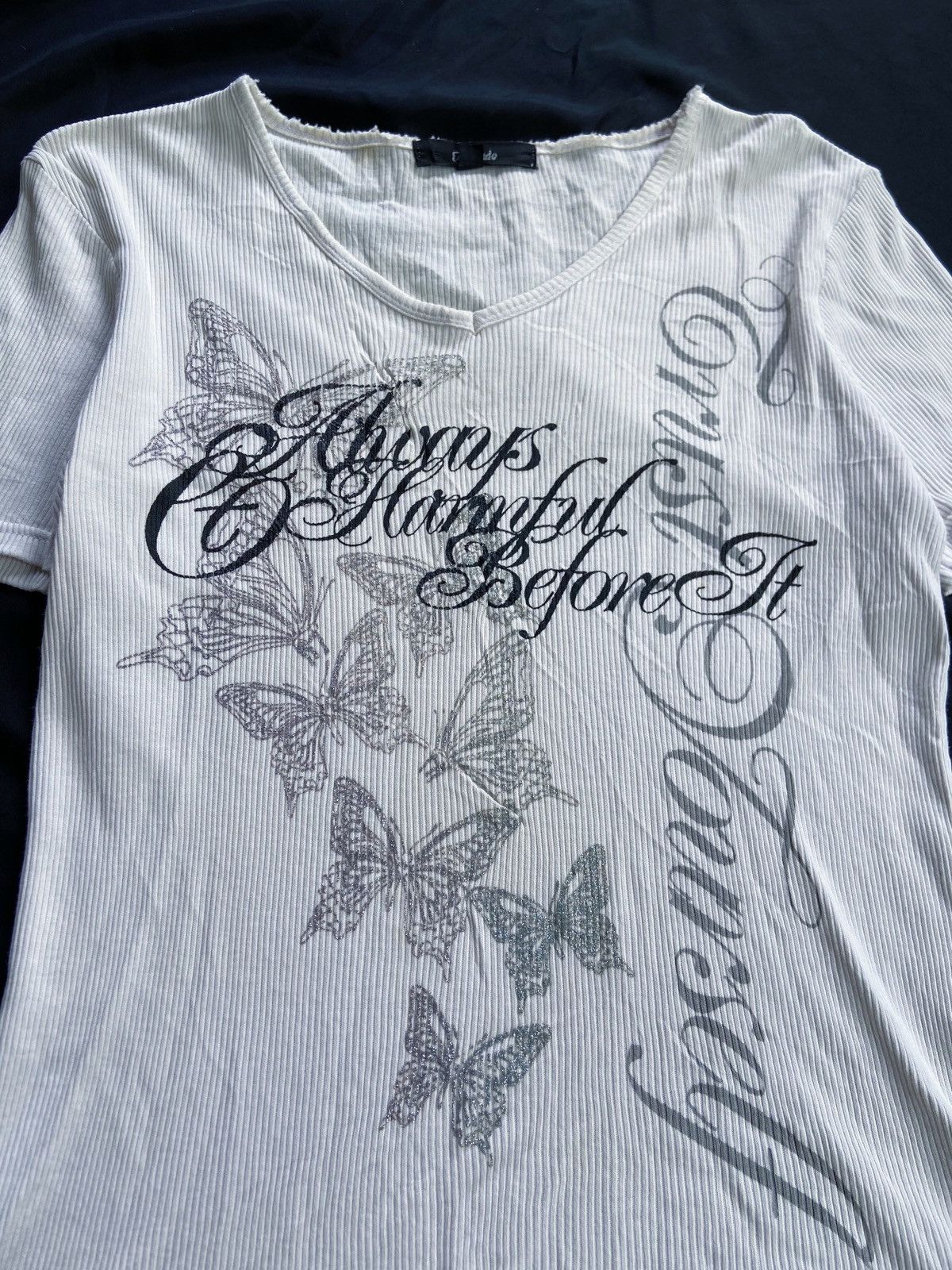 Japanese Brand 🌸TRUST YOURSELF POEM TEE Size US S / EU 44-46 / 1 - 2 Thumbnail