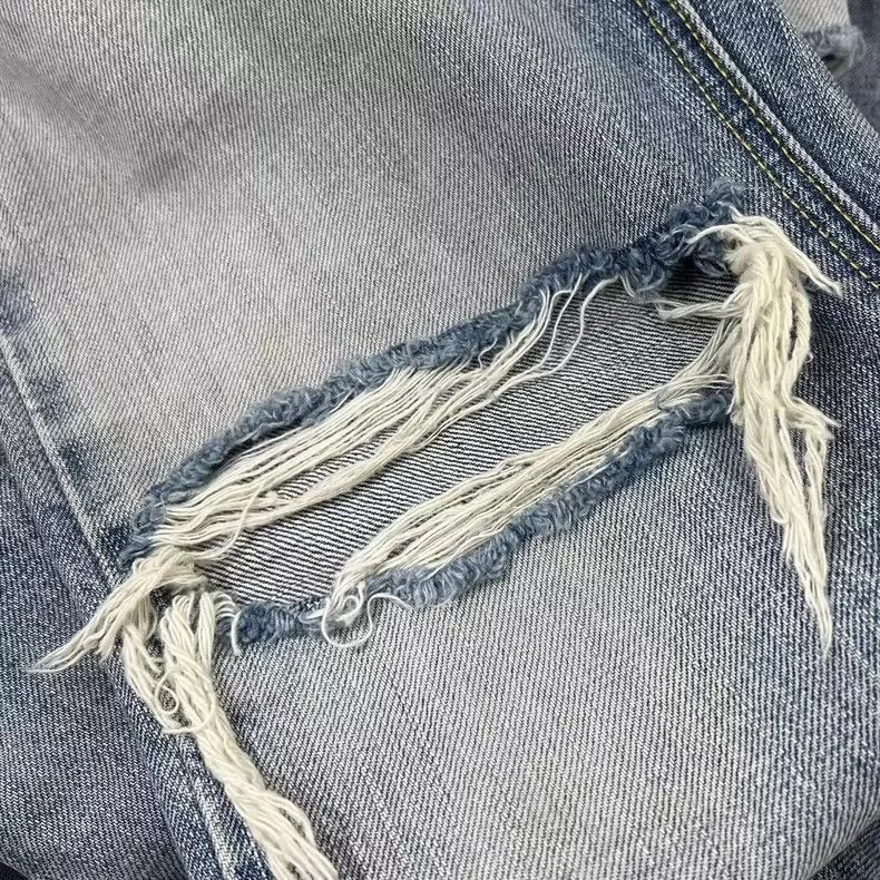 Fear of God Fear of God Wash break blue cow jeans with zipper Size US 32 / EU 48 - 7 Thumbnail