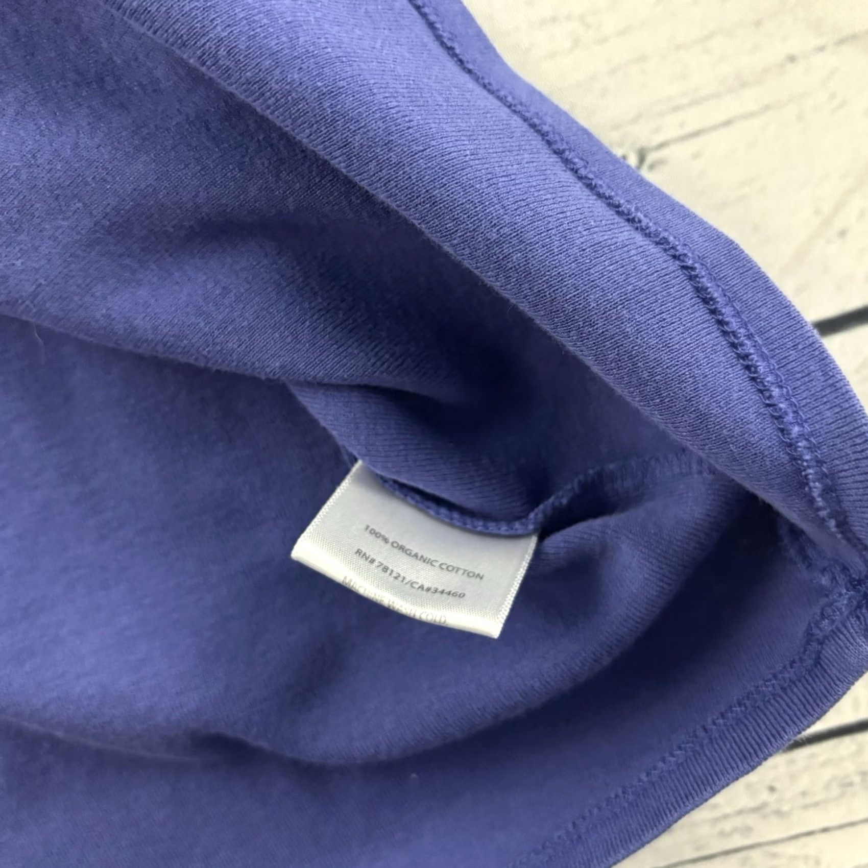 Eileen Fisher Eileen Fisher V-Neck Organic Cotton 1/2 Sleeve T Shirt Top Women's XL Purple Shirt Womens XL Purple V-Neck CottonN/A Size XL / US 12-14 / IT 48-50 - 5 Thumbnail
