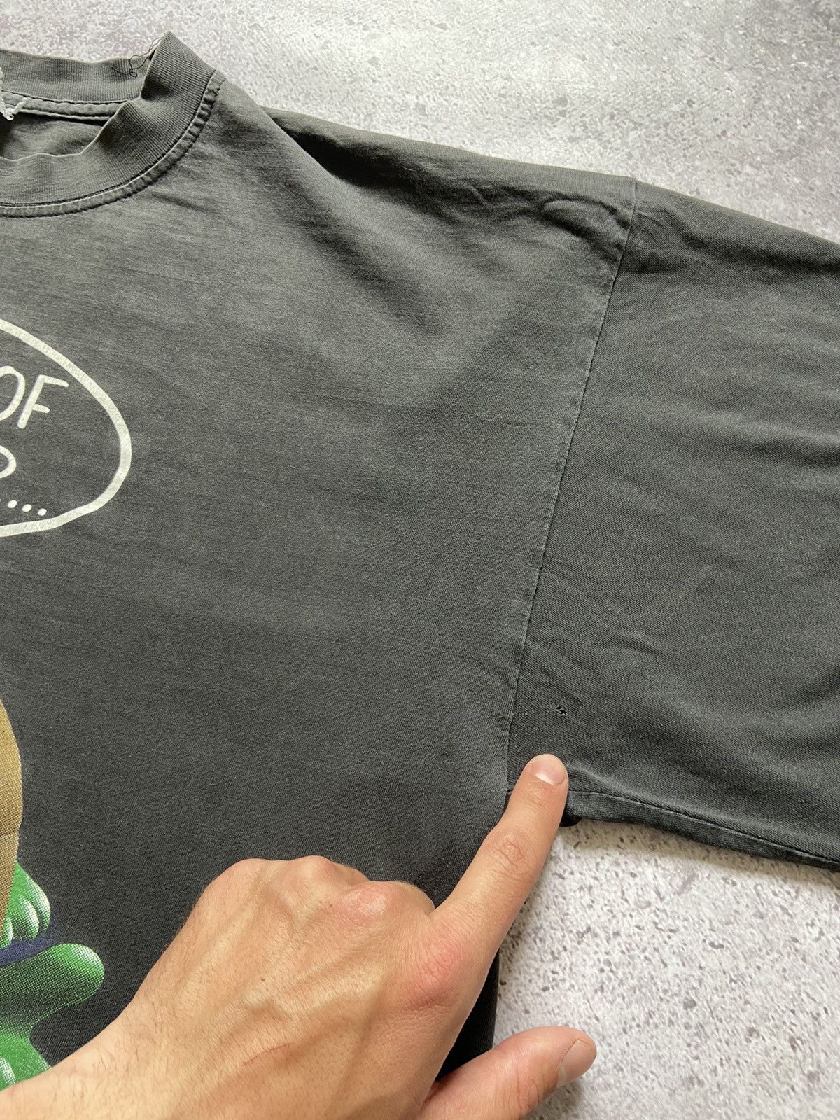 Band Tees Vintage 1993 Creature Comforts Aardman Animations Faded Tee Size US XL / EU 56 / 4 - 5 Thumbnail