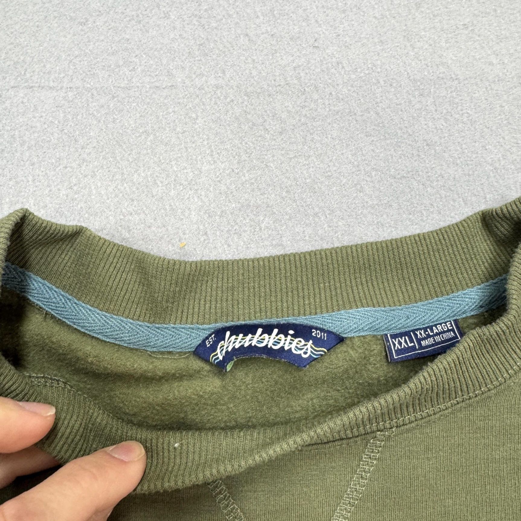 Chubbies Chubbies Sweatshirt Mens 2XL Green Graphic Print Crewneck Fleece WKND REC Animals Logo Pullover Shirt Size US XXL / EU 58 / 5 - 4 Thumbnail