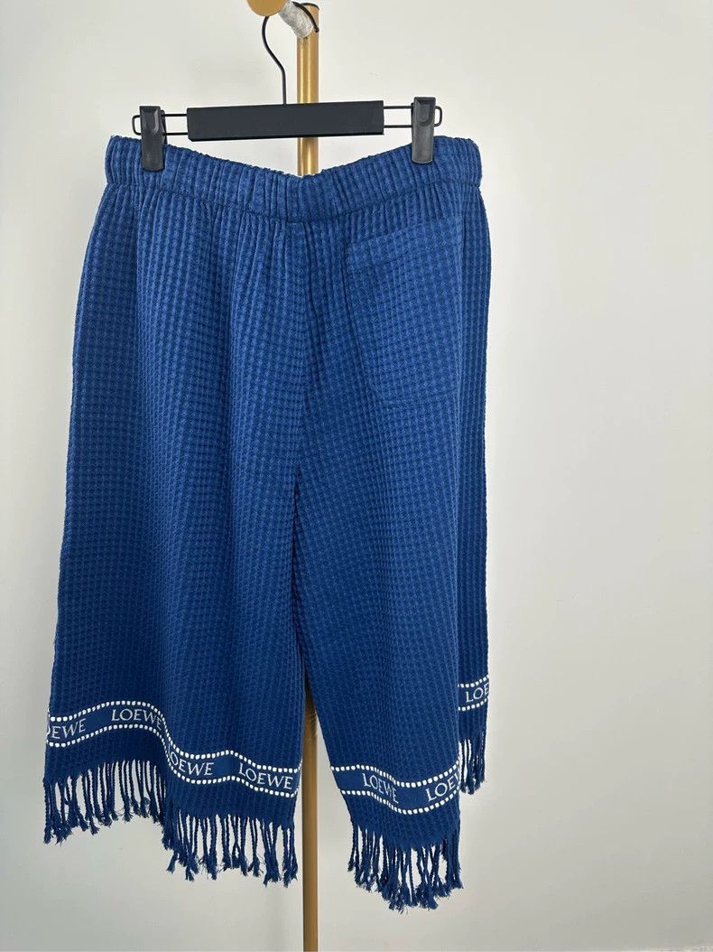 Loewe LOEWE sizeS Blue fringed trousers Size 25" / US 0 / IT 36 - 2 Thumbnail