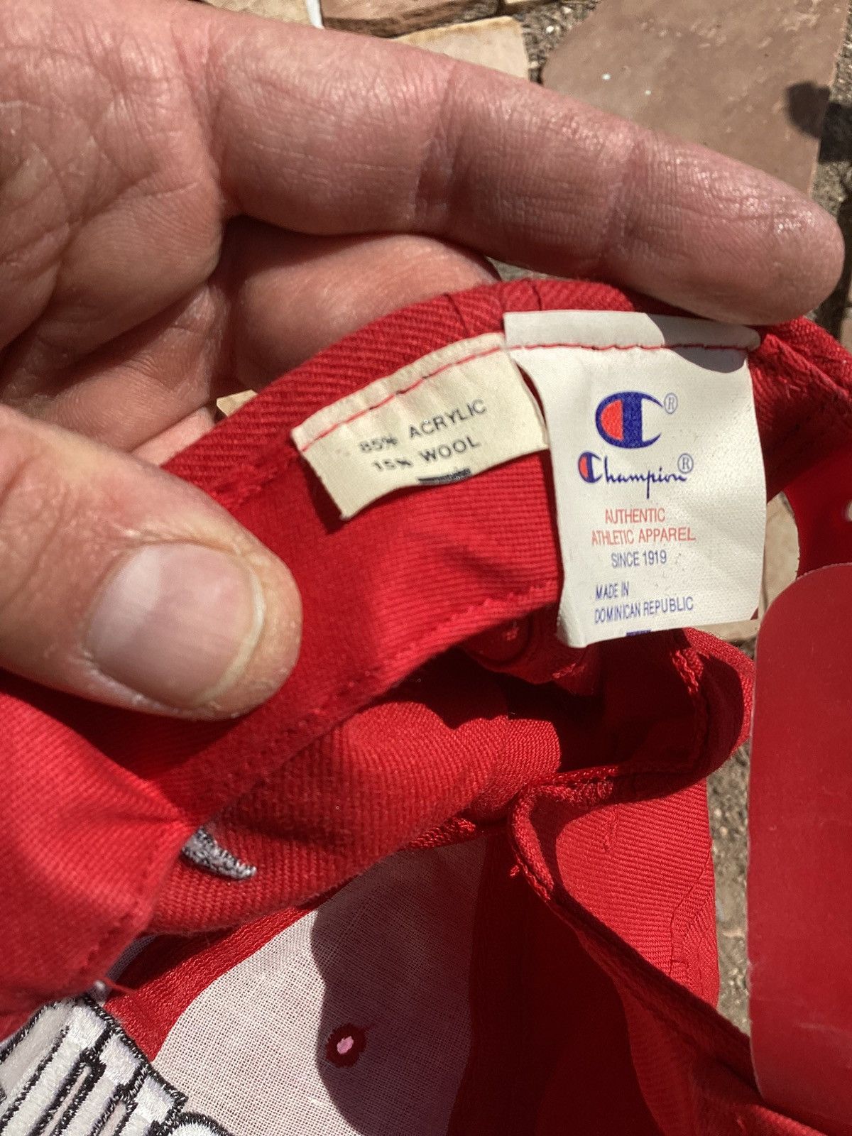 Champion Vintage 90s/Y2K NBA Chicago Bulls basketball champion hat Size ONE SIZE - 5 Thumbnail