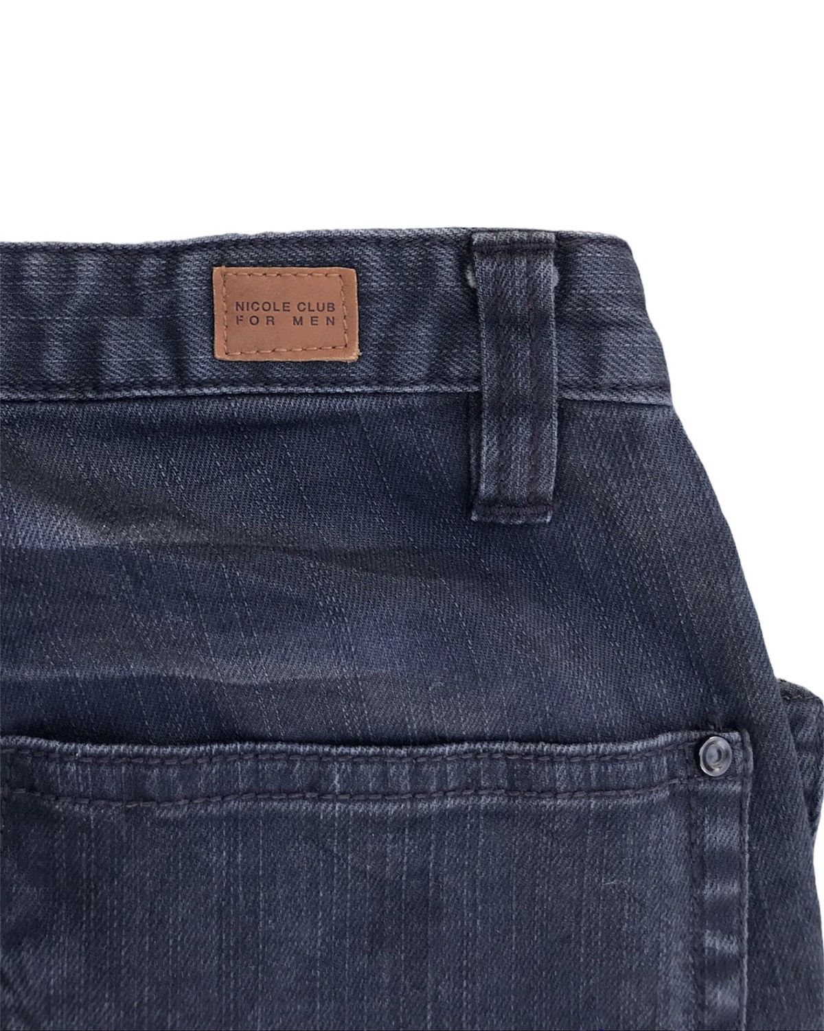 Nicole Club ‼️OFFER ME‼️ Nicole Club for Men Leather Pocket Flared Pants Size US 29 - 13 Thumbnail