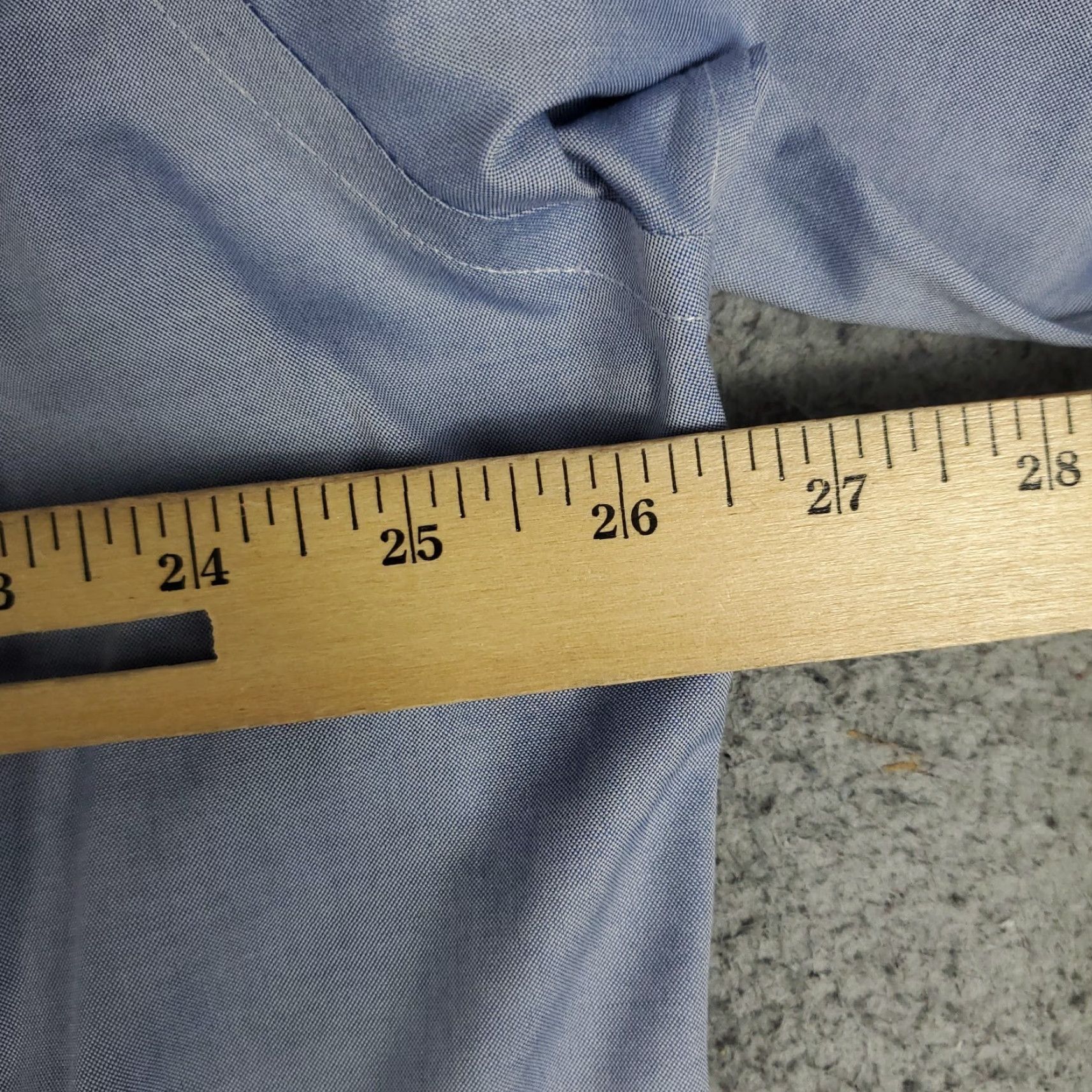 Brooks Brothers Brooks Brothers Dress Shirt Mens 16.5 Blue Long Sleeve Button-Down Regular Fit Size 42R - 7 Thumbnail