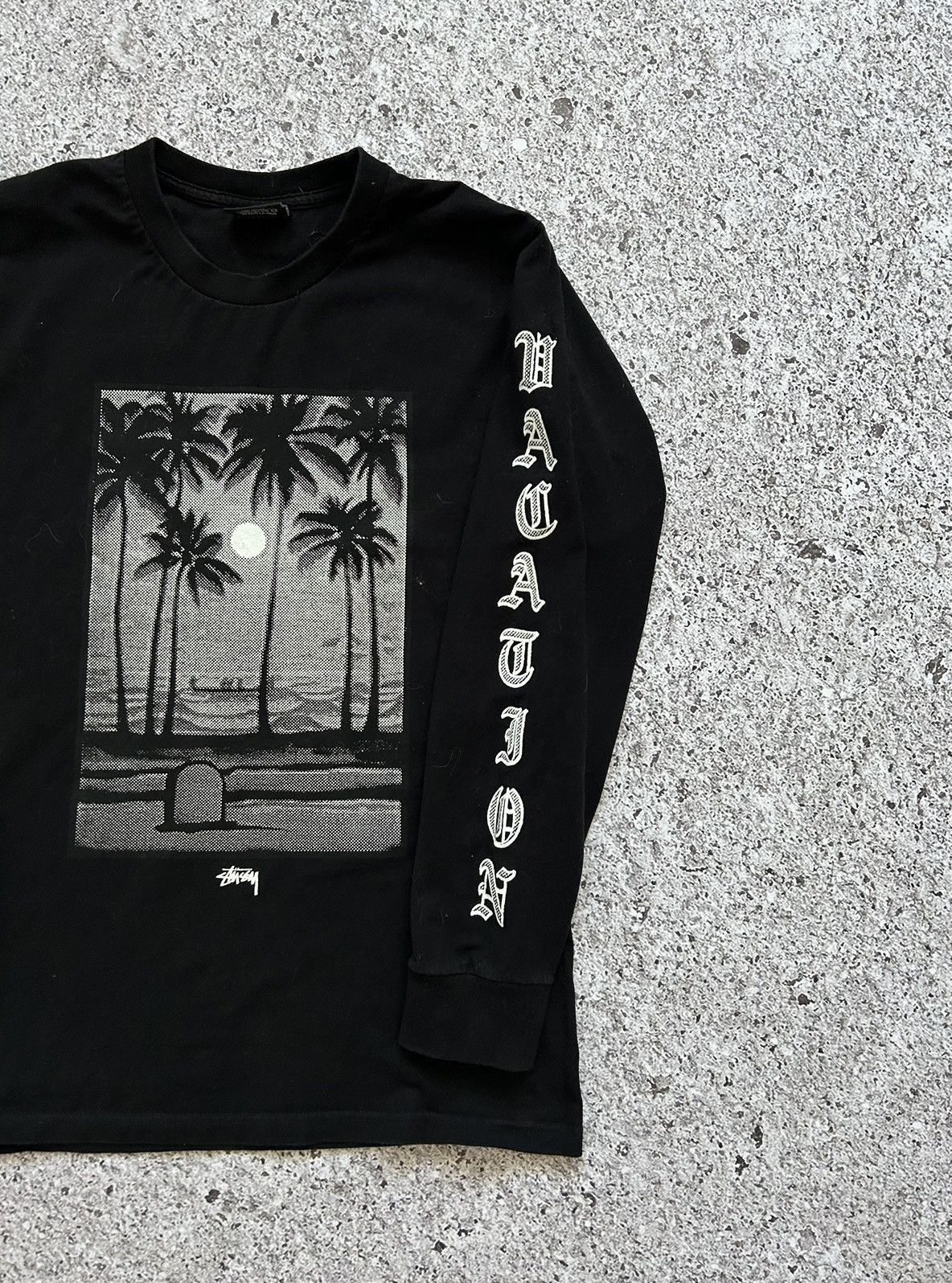 Japanese Brand × Stussy Vintage Stussy Permanent Beach Sun Logo Long Sleeve Shirt Size US S / EU 44-46 / 1 - 3 Thumbnail