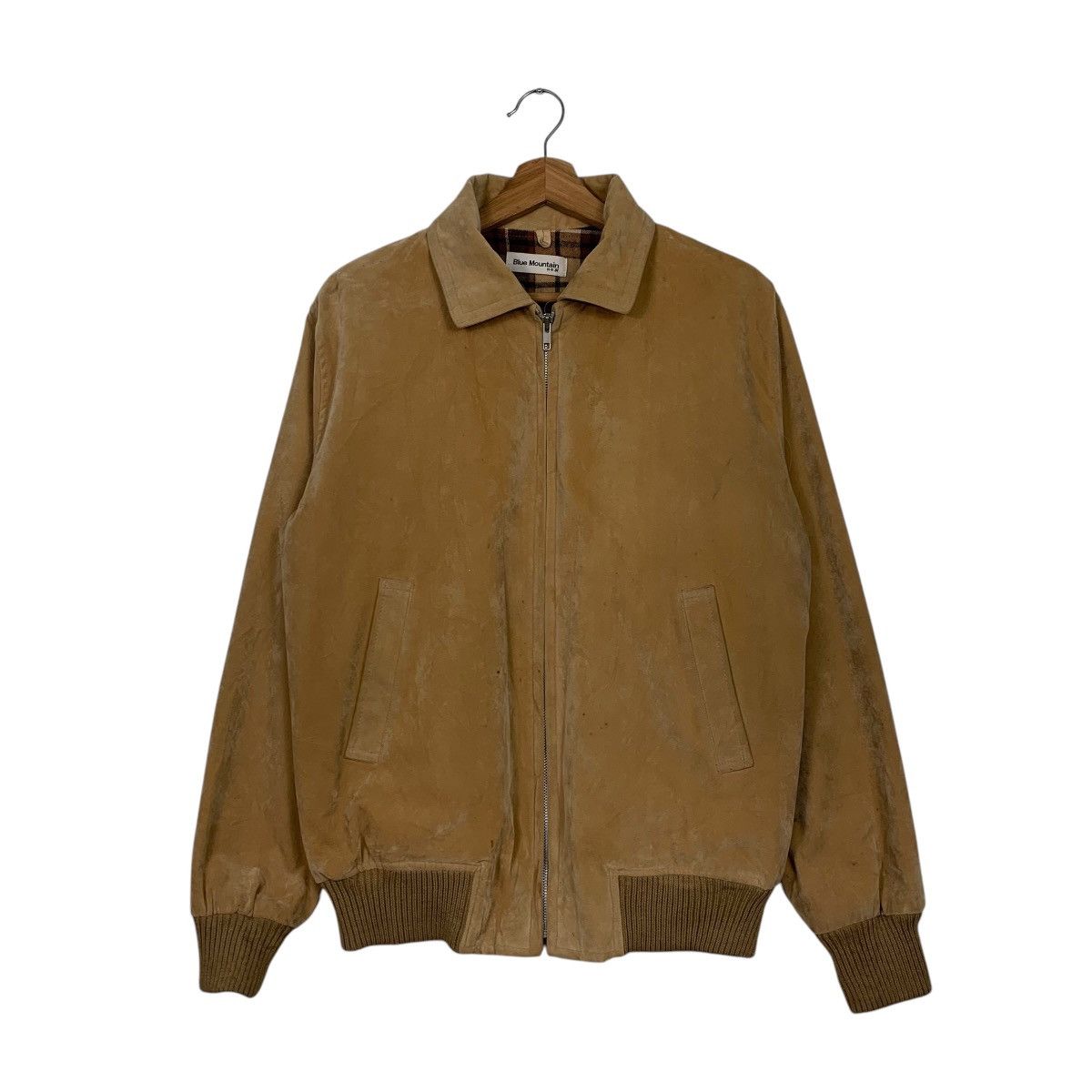 Japanese Brand Japanese Brand Blue Mountain Bomber Jacket Size US M / EU 48-50 / 2 - 1 Thumbnail