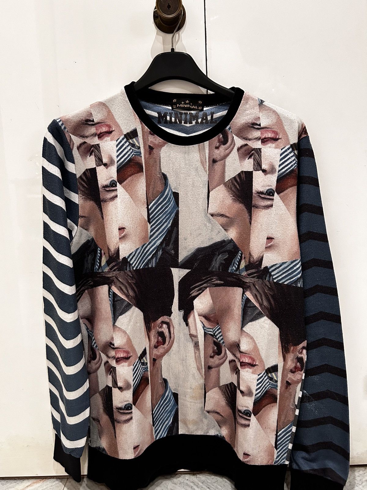 image of Minimal Printed Sweater X Made In Italy, Men's (Size Medium)