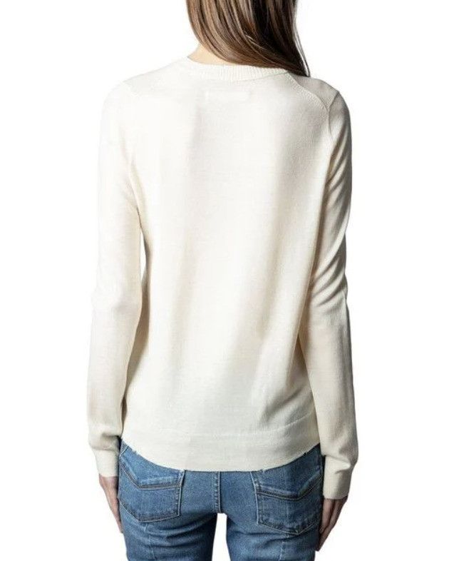 Zadig & Voltaire Zadig & Voltaire Paris Mon Amour Merino Wool Sweater XS Size XS / US 0-2 / IT 36-38 - 2 Thumbnail