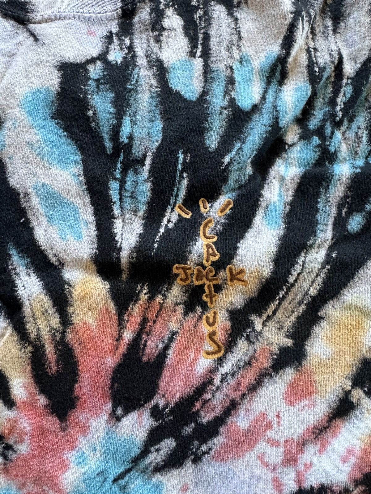 Travis Scott Travis Scott “Highest in the Room” Tie Dye Tee Size US XL / EU 56 / 4 - 3 Thumbnail