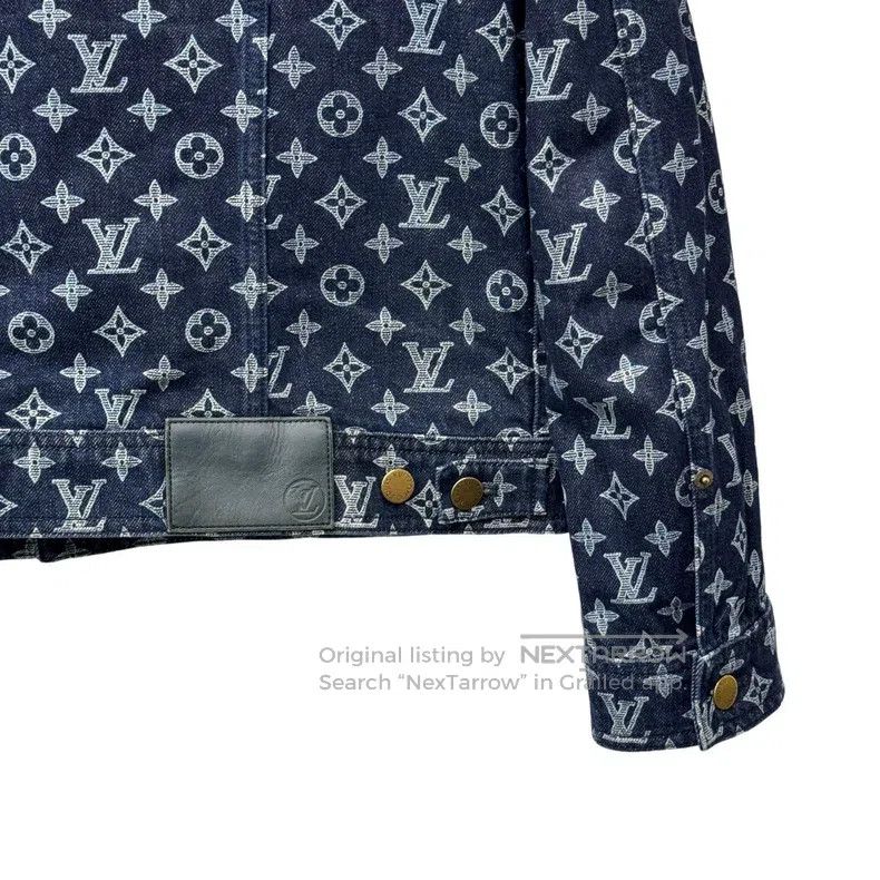 Louis Vuitton Louis Vuitton Original full print denim jacket Size US M / EU 48-50 / 2 - 4 Thumbnail