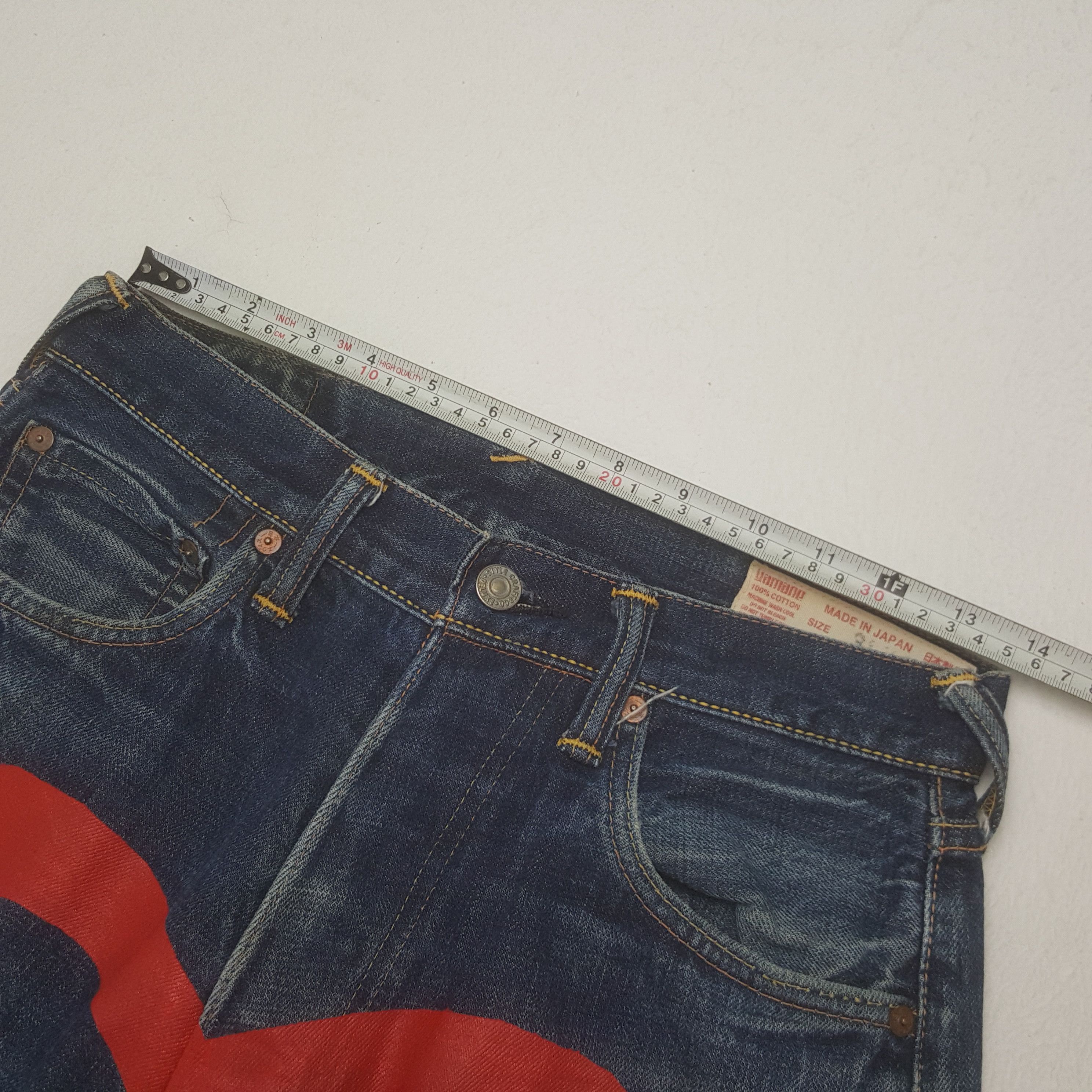 Evisu Vintage Evisu Yamane Selvedge Custom Art Rare Denim Jeans Size US 27 - 7 Thumbnail