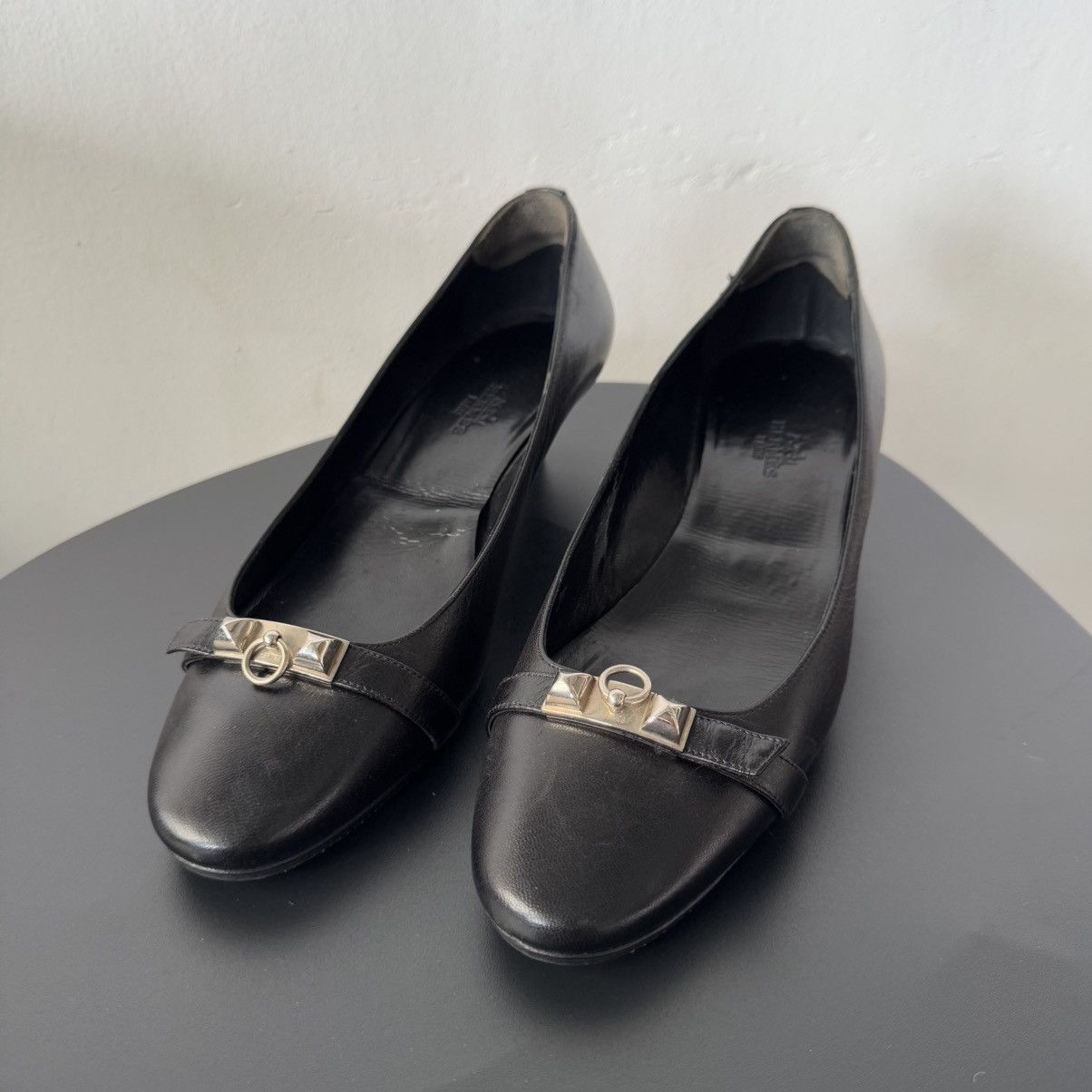 Hermes HERMES Liberty Collier de Chien leather flat Size US 6 / IT 36 - 4 Thumbnail