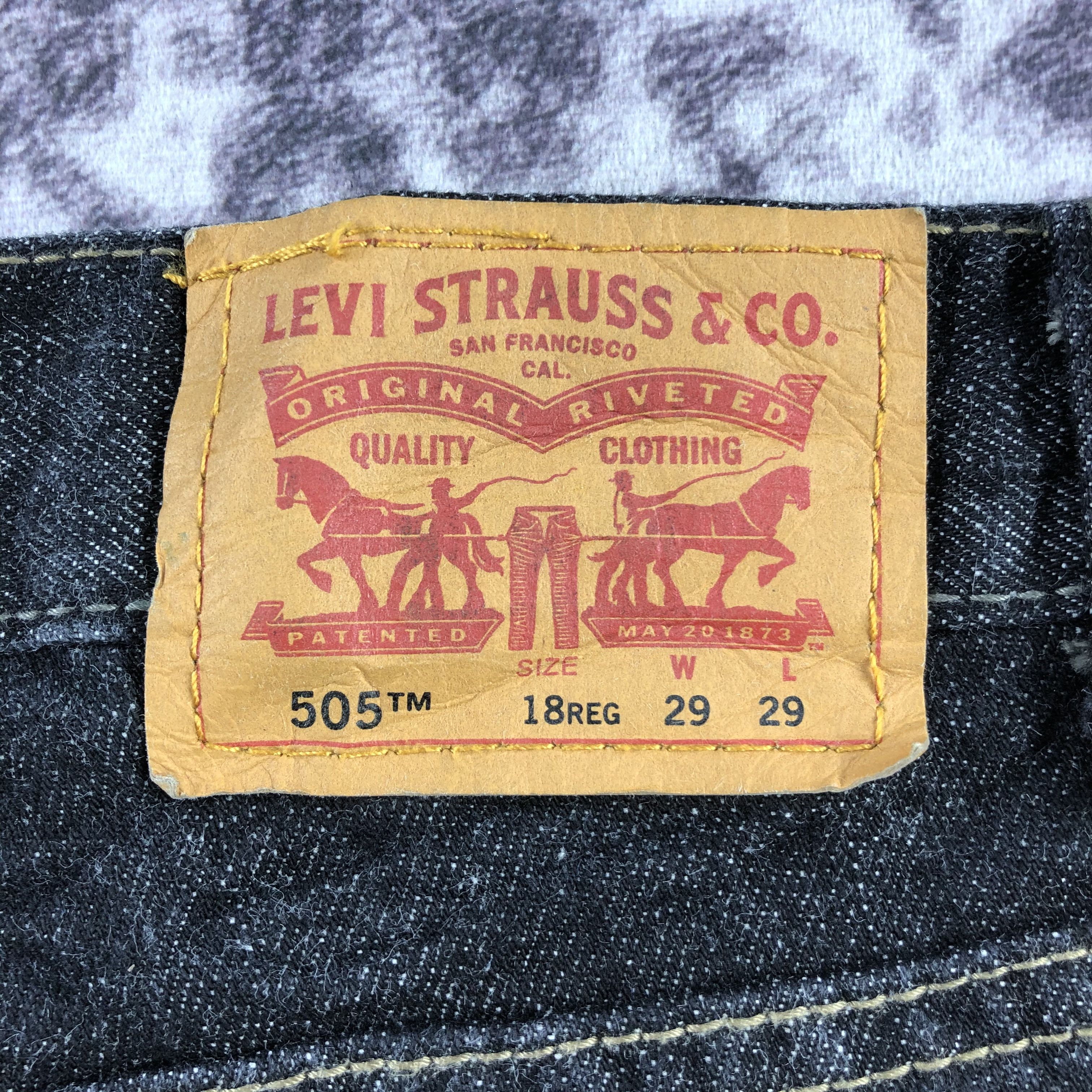 Levi's × Vintage Vintage Faded Black Levis 505 Jeans-JM3082 Size US 32 / EU 48 - 6 Thumbnail