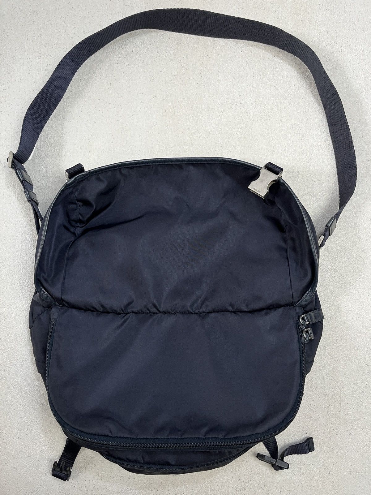Prada Prada Navy Nylon Crossbody Bag Size ONE SIZE - 4 Thumbnail