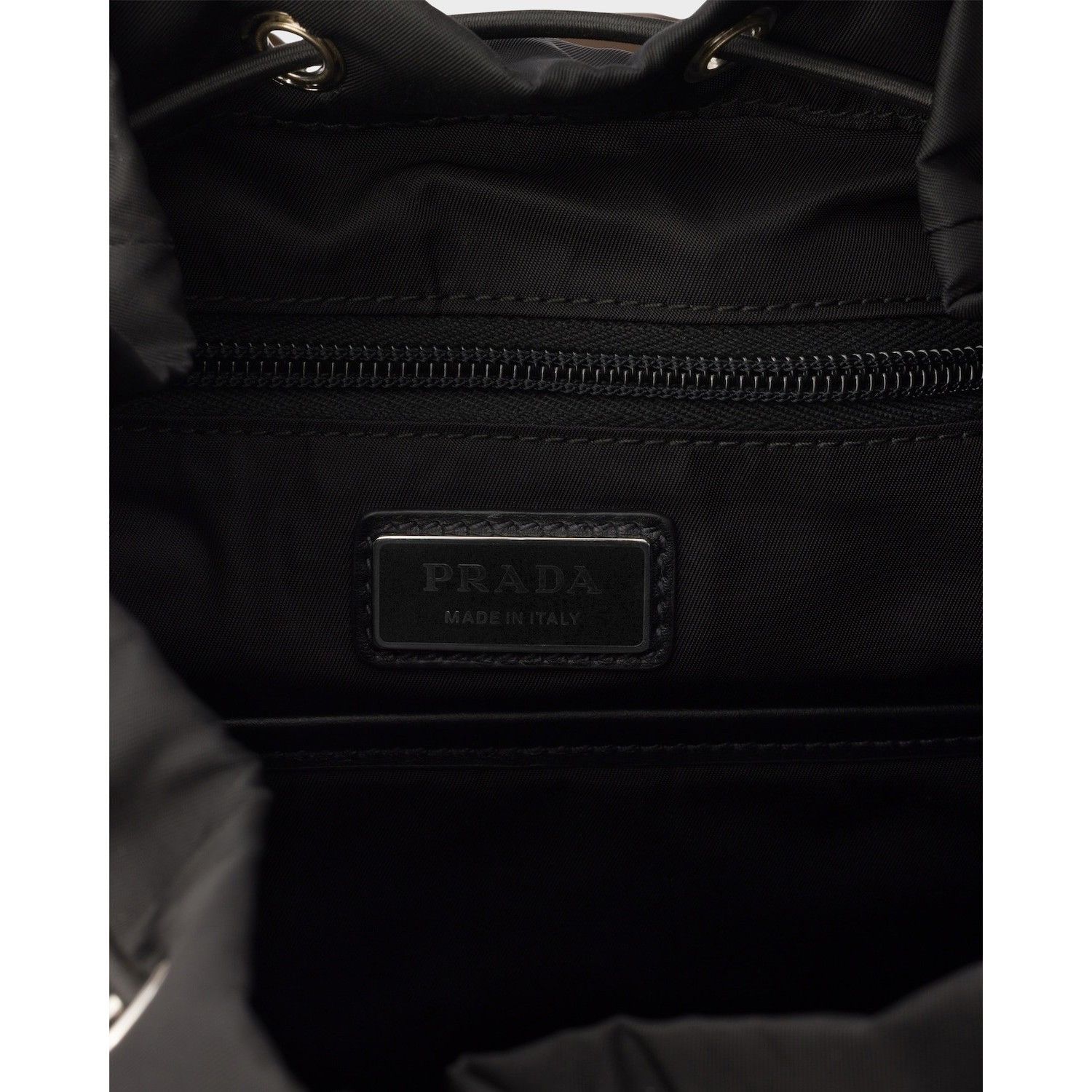 Prada PRADA $3500 Black/Burnt Re-Nylon And Leather Backpack New & Size ONE SIZE - 4 Thumbnail
