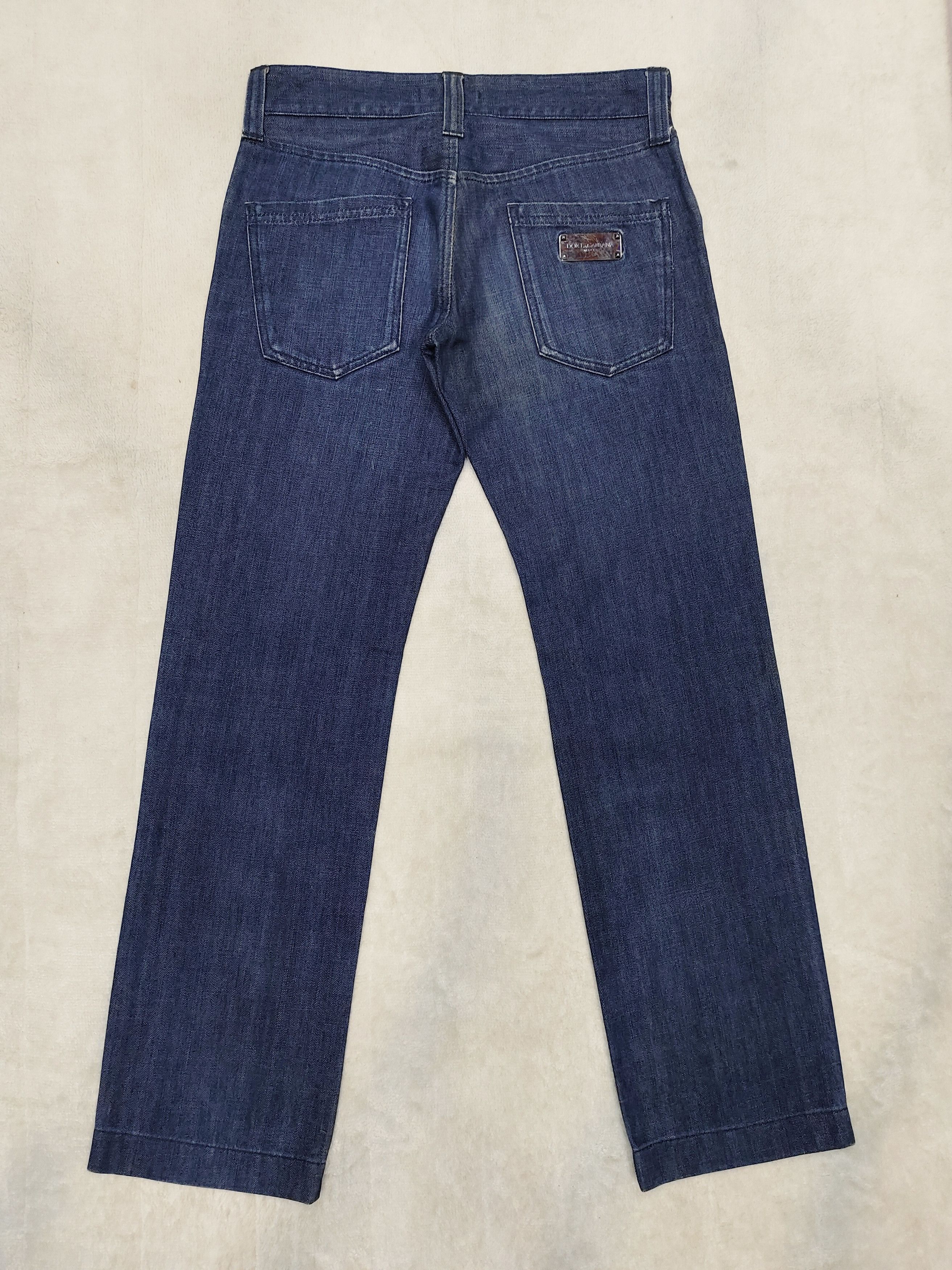 Dolce & Gabbana DOLCE & GABBANA- Exclusive Design 14 Classic Hard Slim Jeans Size US 31 - 5 Thumbnail