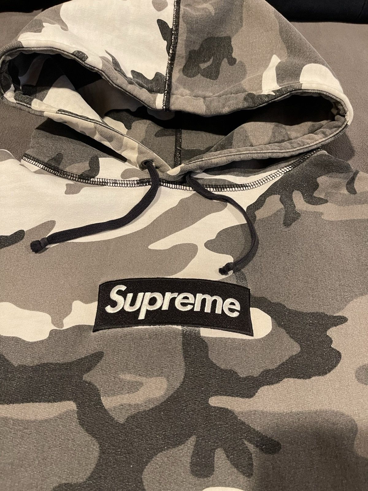 Supreme Supreme Snow Camo Box logo hoodie Size US XL / EU 56 / 4 - 2 Thumbnail