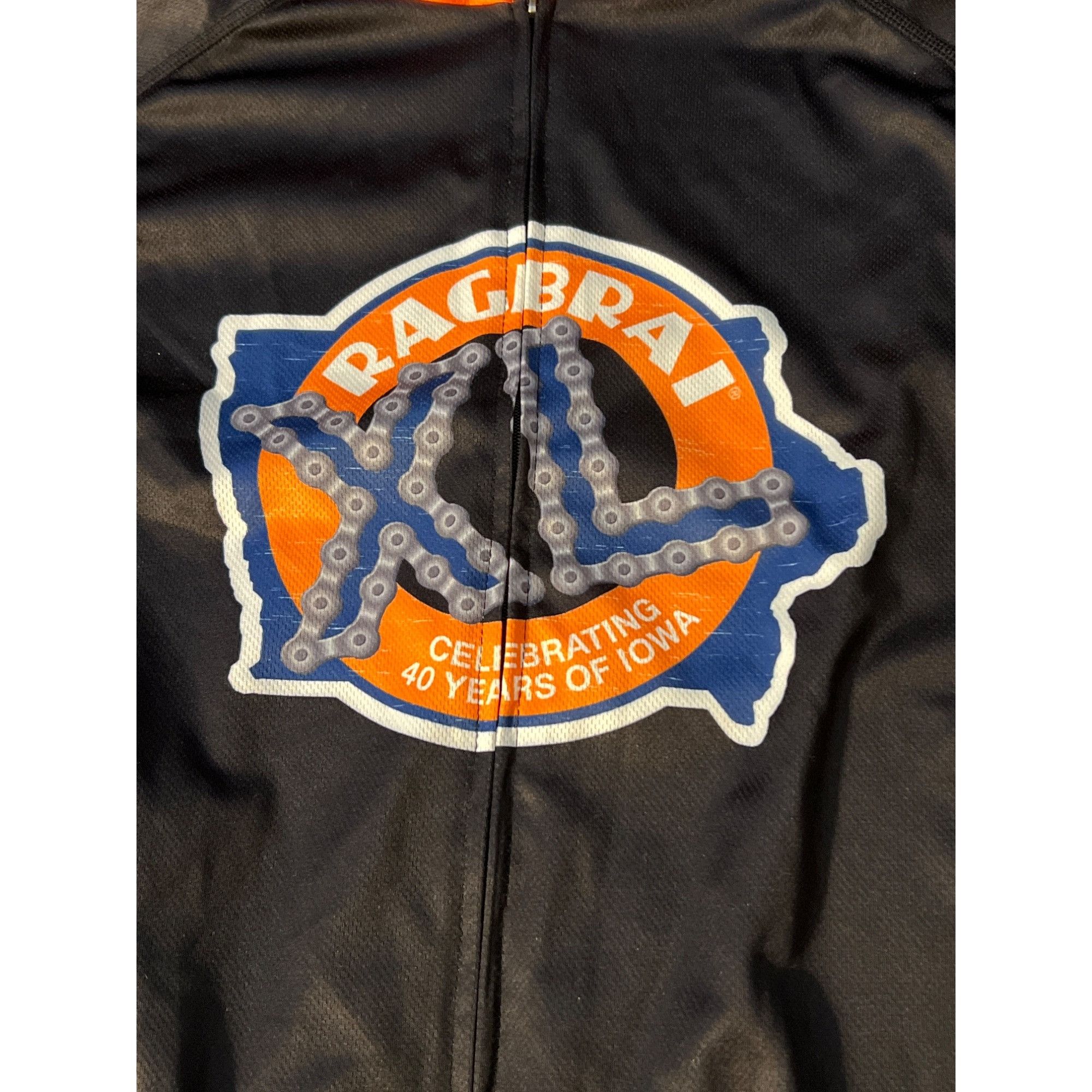 Other Primal Cycling Jersey Black Orange Ragbrai Full Zip Back Poc Size US XL / EU 56 / 4 - 2 Thumbnail