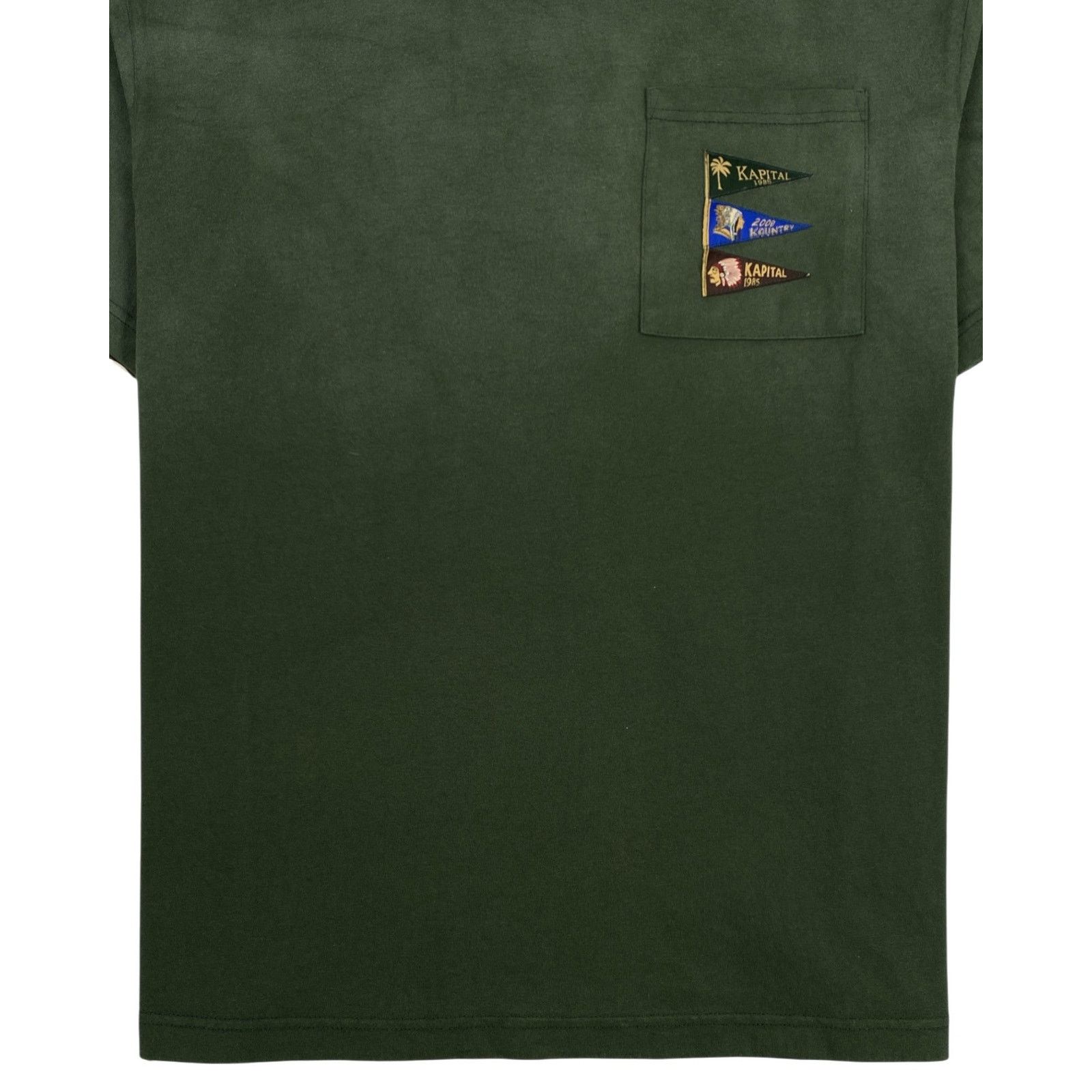 Kapital Kapital Green Paisley Print Tee Size US L / EU 52-54 / 3 - 6 Thumbnail