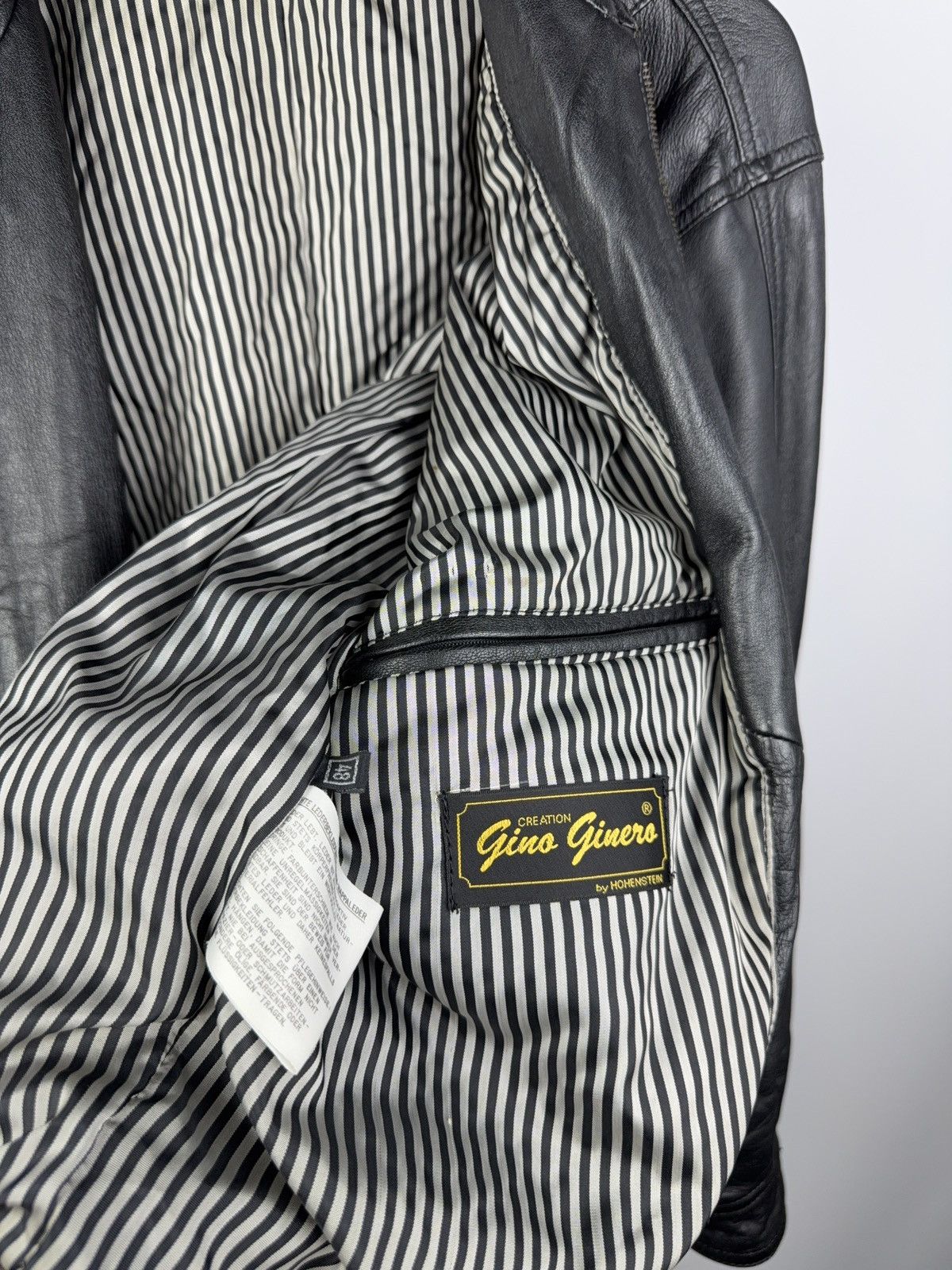Vintage Vintage 90s Avant Garde Leather Biker MOTO Y2K Jacket Size US S / EU 44-46 / 1 - 11 Thumbnail