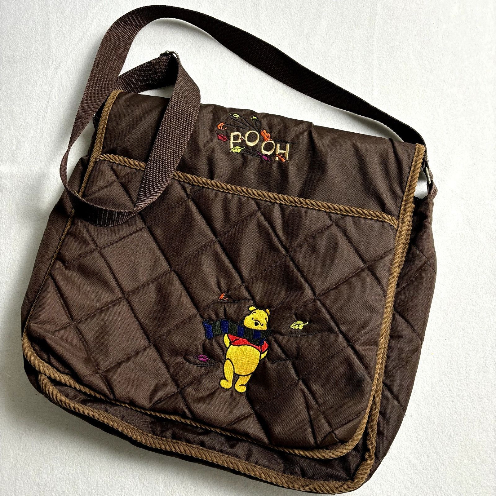Other Winnie the Pooh Brown Crossbody Tote Bag, Disney Character B Size ONE SIZE - 9 Thumbnail
