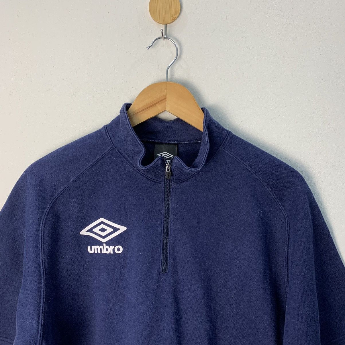 Umbro Vintage Umbro Halfzip Sweatshirt Size US L / EU 52-54 / 3 - 3 Thumbnail