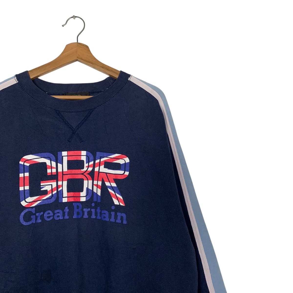 Japanese Brand Great Britain Big logo Crewneck Sweatshirt Size US M / EU 48-50 / 2 - 5 Thumbnail