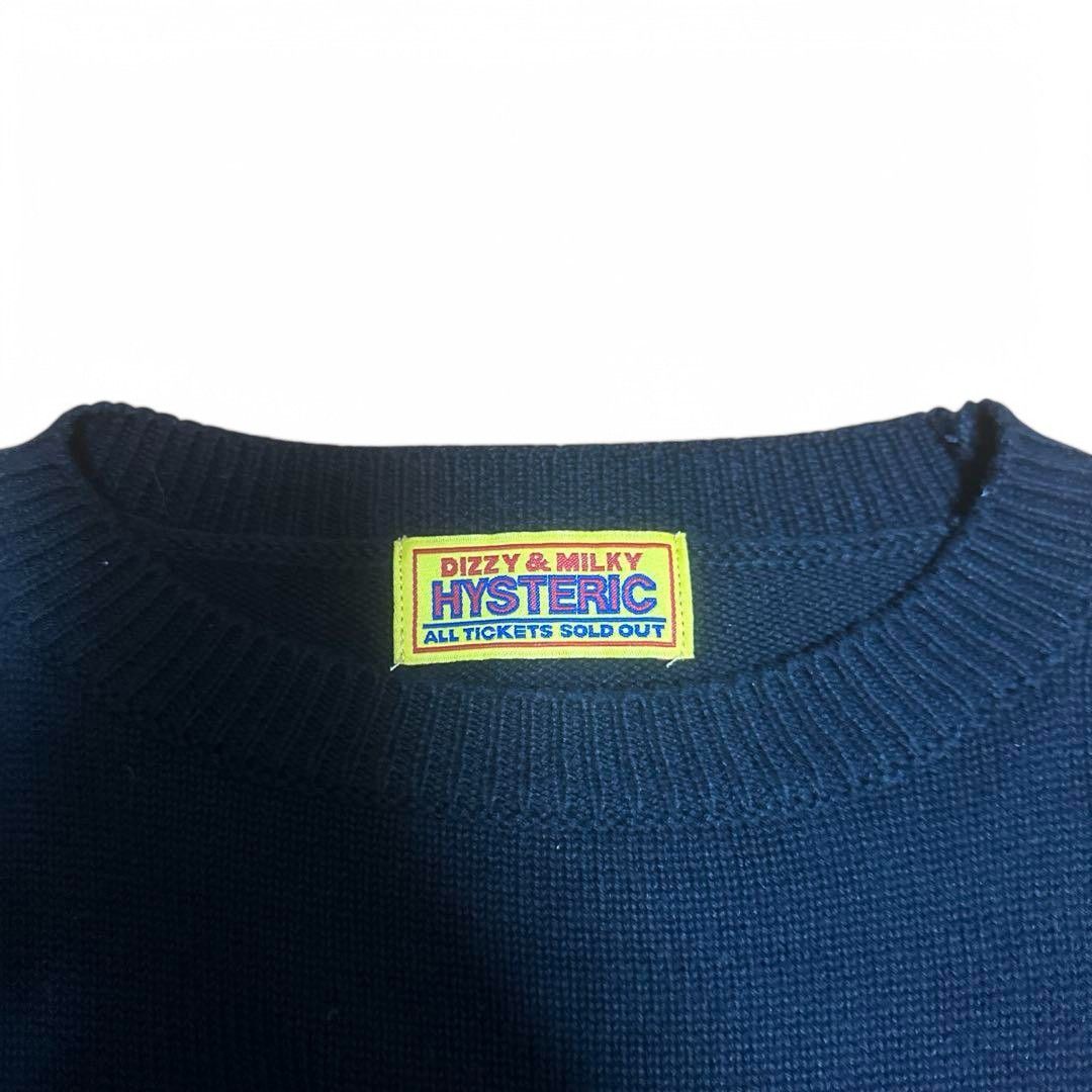 Hysteric Glamour Hysteric Glamour - L Knit Sweater Black Pink Vintage 00s Size US M / EU 48-50 / 2 - 3 Thumbnail