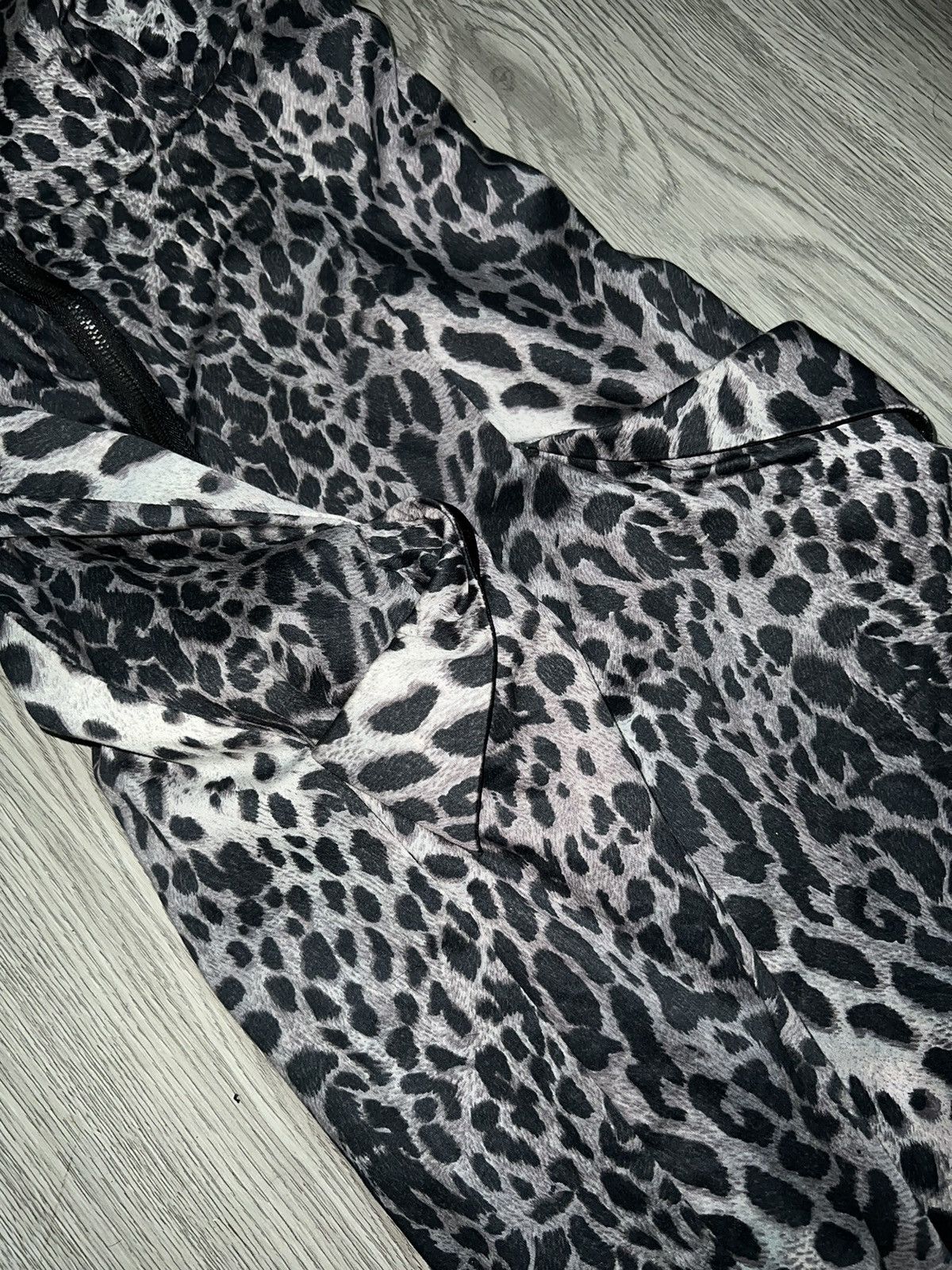 Japanese Brand Vintage Y2K Leopard strapless dress 🖤🐆 Size M / US 6-8 / IT 42-44 - 8 Thumbnail