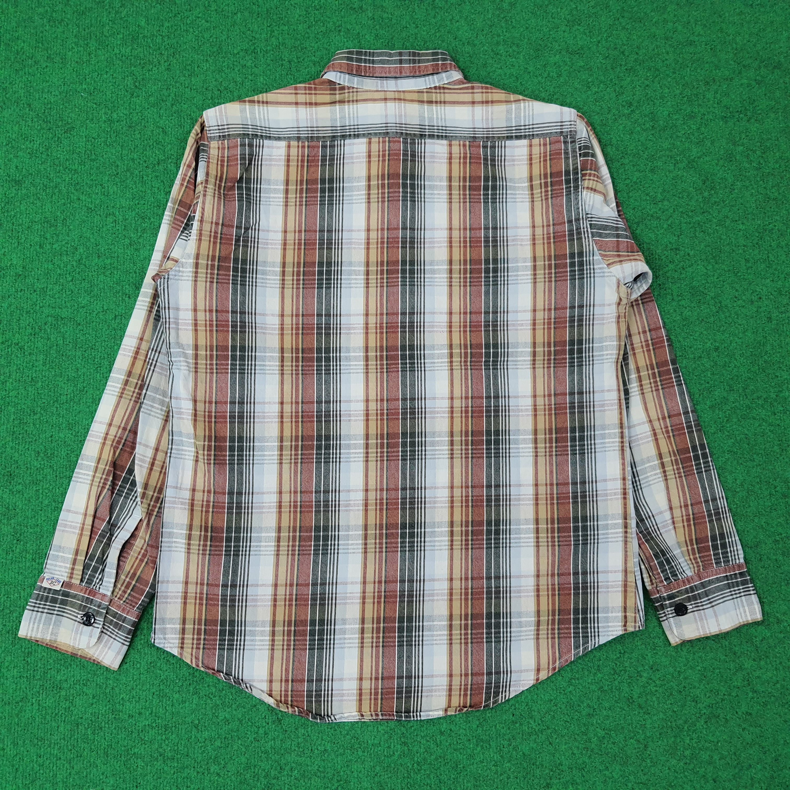 Sugar Cane Vintage Sugar Cane SC23607 Plaid Button Up Shirt C267N18 Size US S / EU 44-46 / 1 - 3 Thumbnail