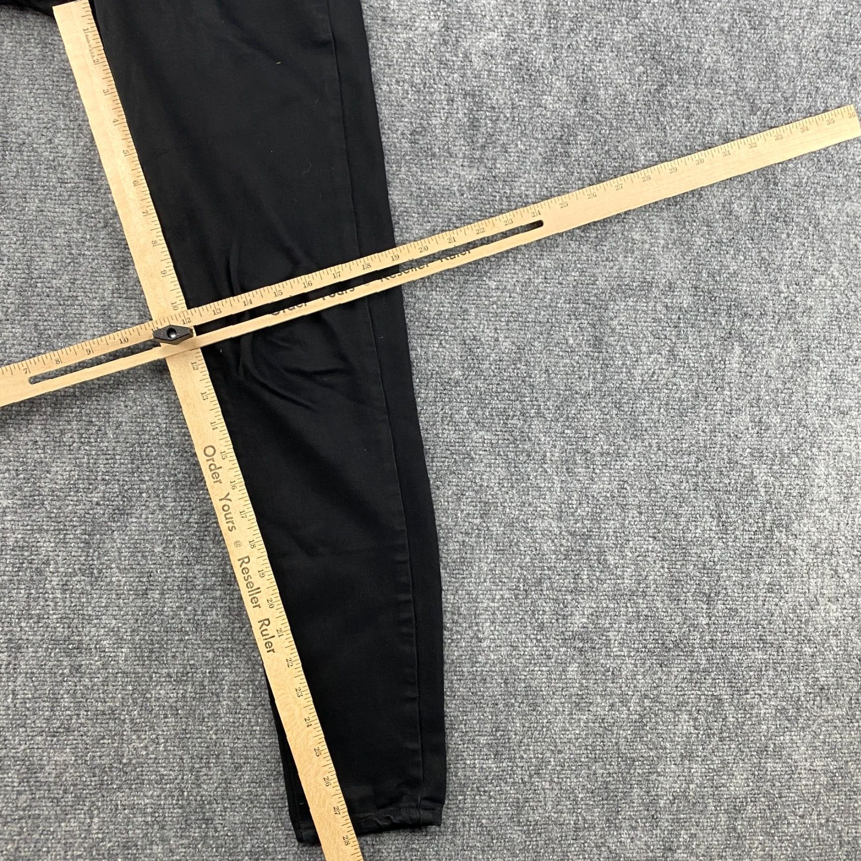 Paige Paige Verdugo Jeans Womens 26 Black Mid Rise Stretch Denim USA Made Ultra Skinny Size 26" / US 2 / IT 38 - 4 Thumbnail
