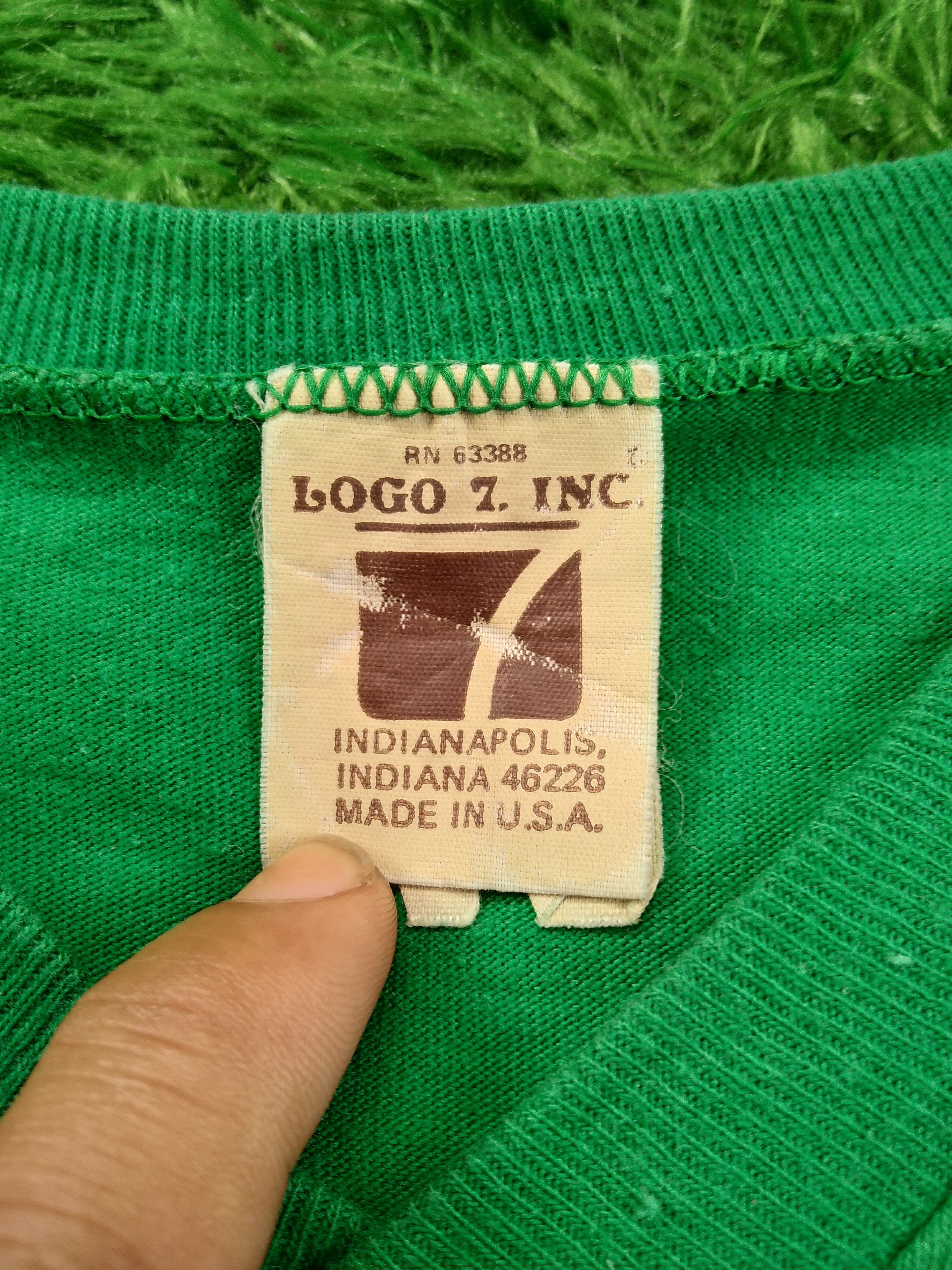 Vintage Vtg 80s Logo 7 University Hawaii Stirpe 3/4 Sleeve Size US S / EU 44-46 / 1 - 4 Thumbnail