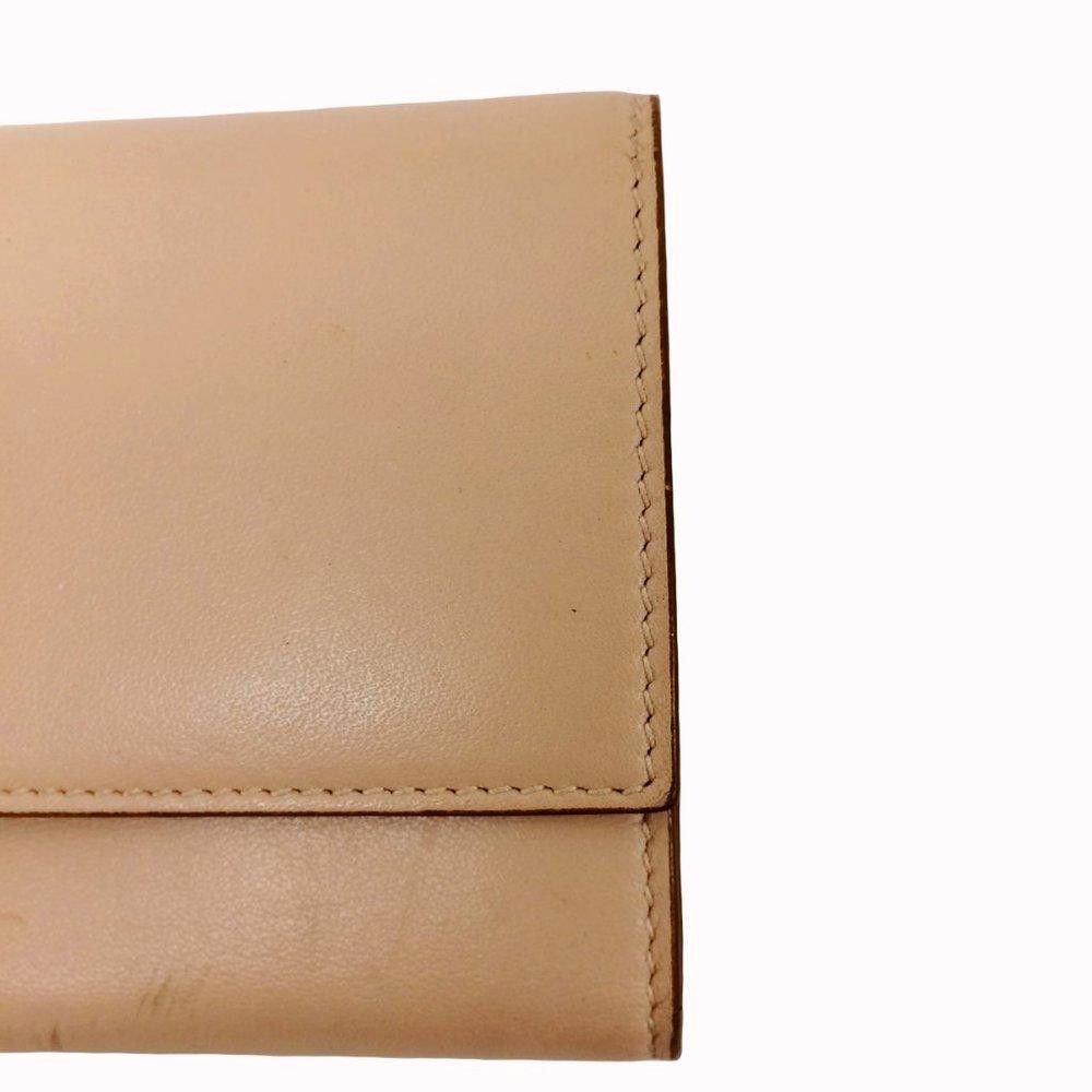 Salvatore Ferragamo Salvatore Ferragamo Gancini Bisque Leather Wallet Size ONE SIZE - 9 Thumbnail