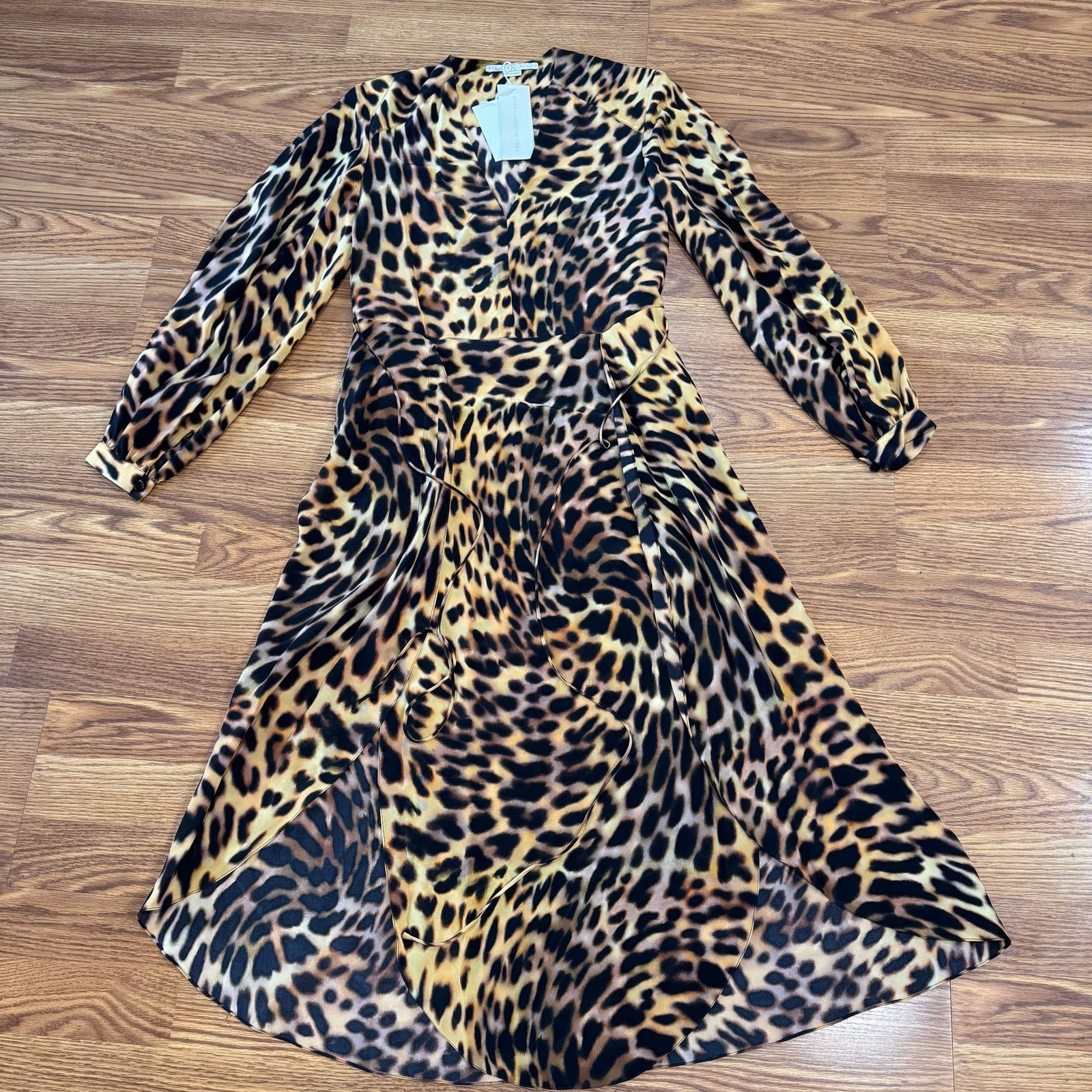 Stella McCartney Stella McCartney leopard-print long midi silk dress 38 / XS Size XS / US 0-2 / IT 36-38 - 12 Thumbnail