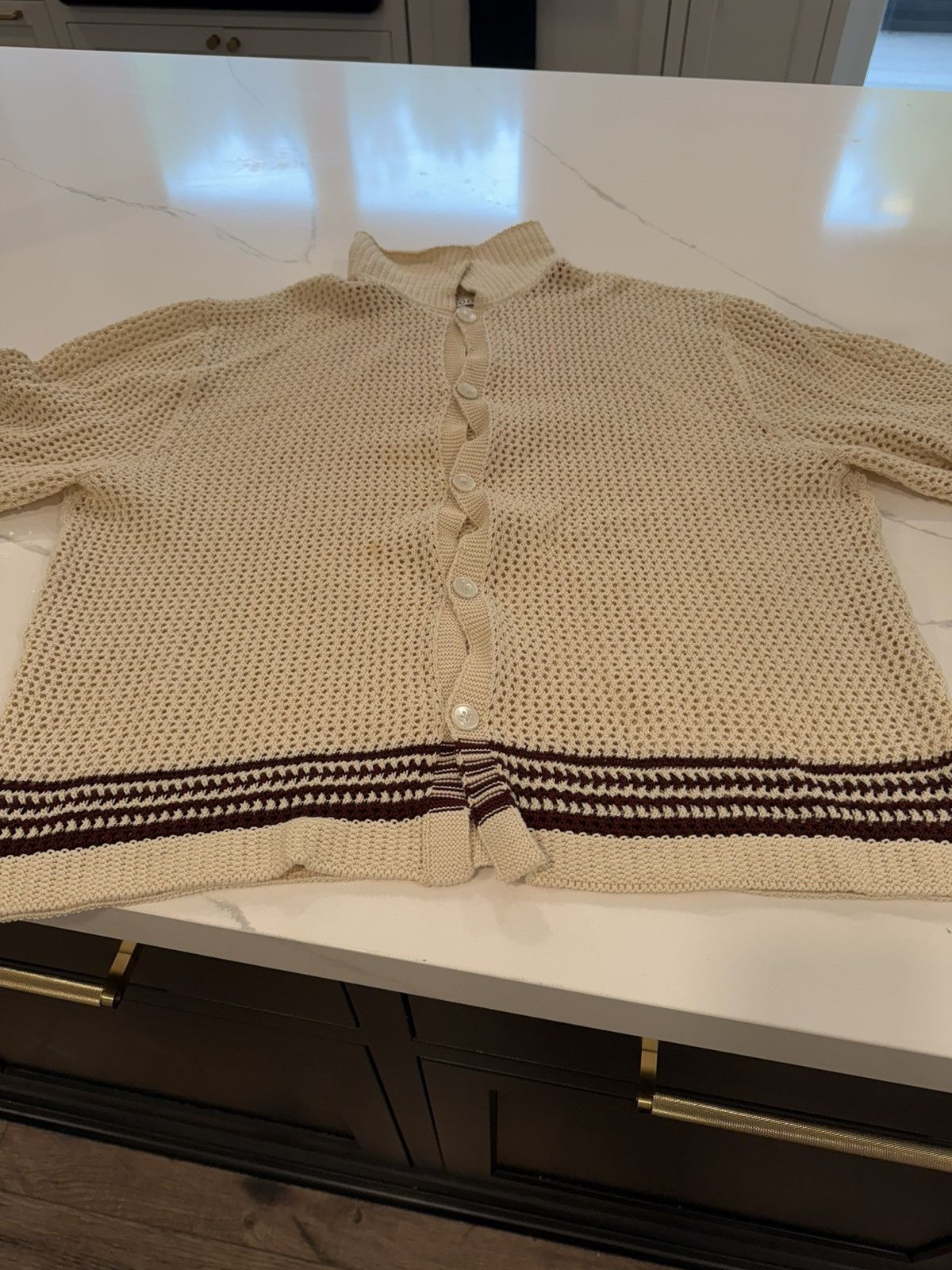 Bode Knit lightweight cardigan Size US L / EU 52-54 / 3 - 2 Thumbnail