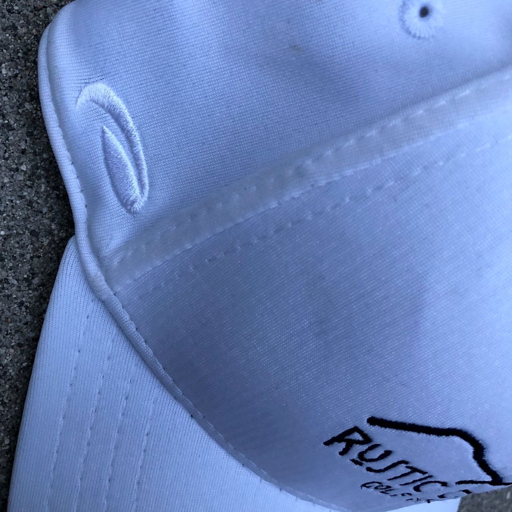 Vintage PUKKA Rustic Canyon Golf Course Fitted Hat Men's OS Moisture Wicking Cap White Size ONE SIZE - 4 Thumbnail