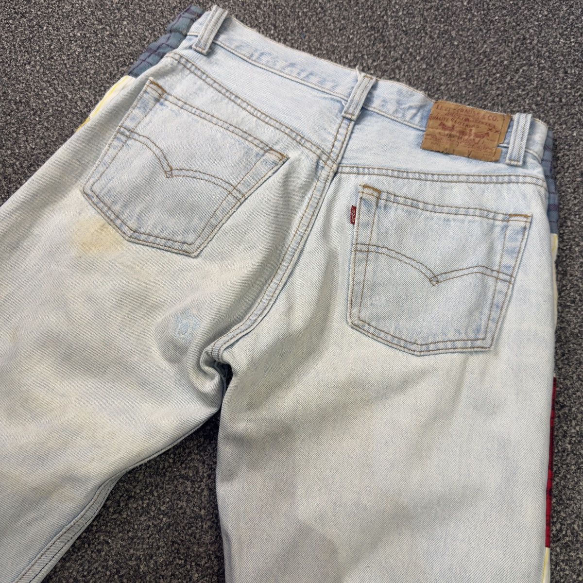 Levi's Vintage 90s Levis Rework Patch Denim W31 Size US 31 - 6 Thumbnail
