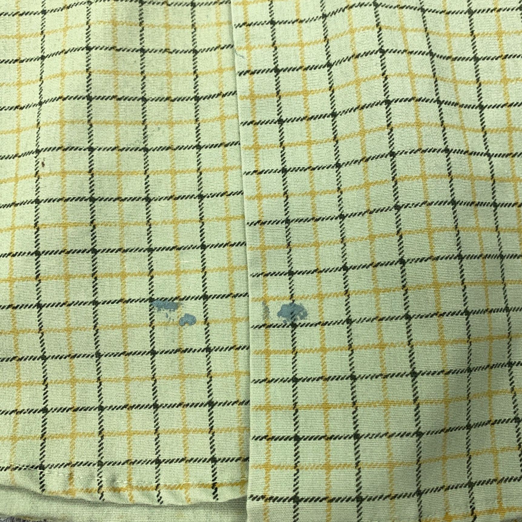 Sears VINTAGE Sears Perma-Prest Shirt Mens 15 Green Plaid Button-Up 70s 80s Full Button Down, Pockets, Regular Fit mens Size US M / EU 48-50 / 2 - 5 Thumbnail