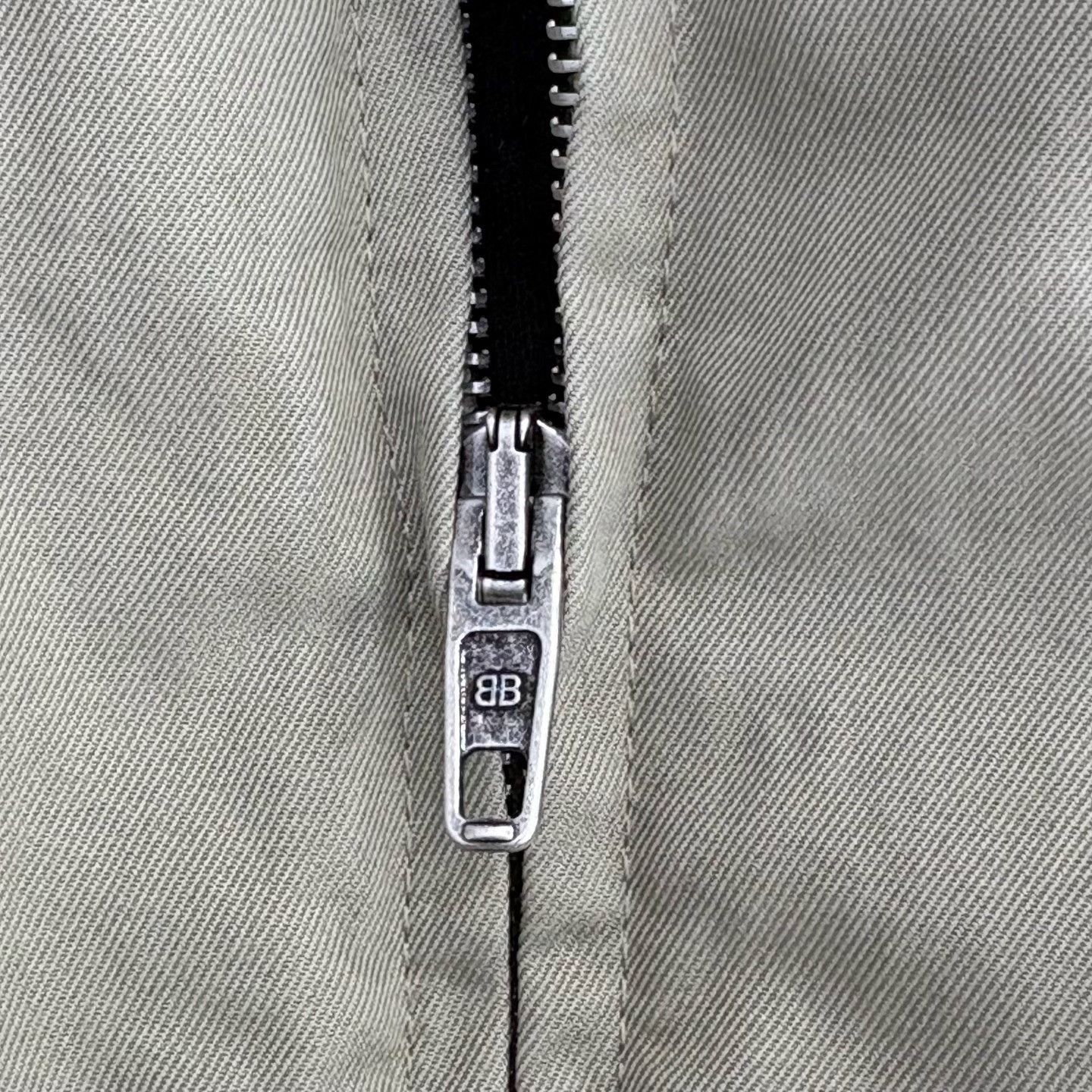 Balenciaga Balenciaga Khaki lapel workwear padded jacket| Size S / US 4 / IT 40 - 7 Thumbnail