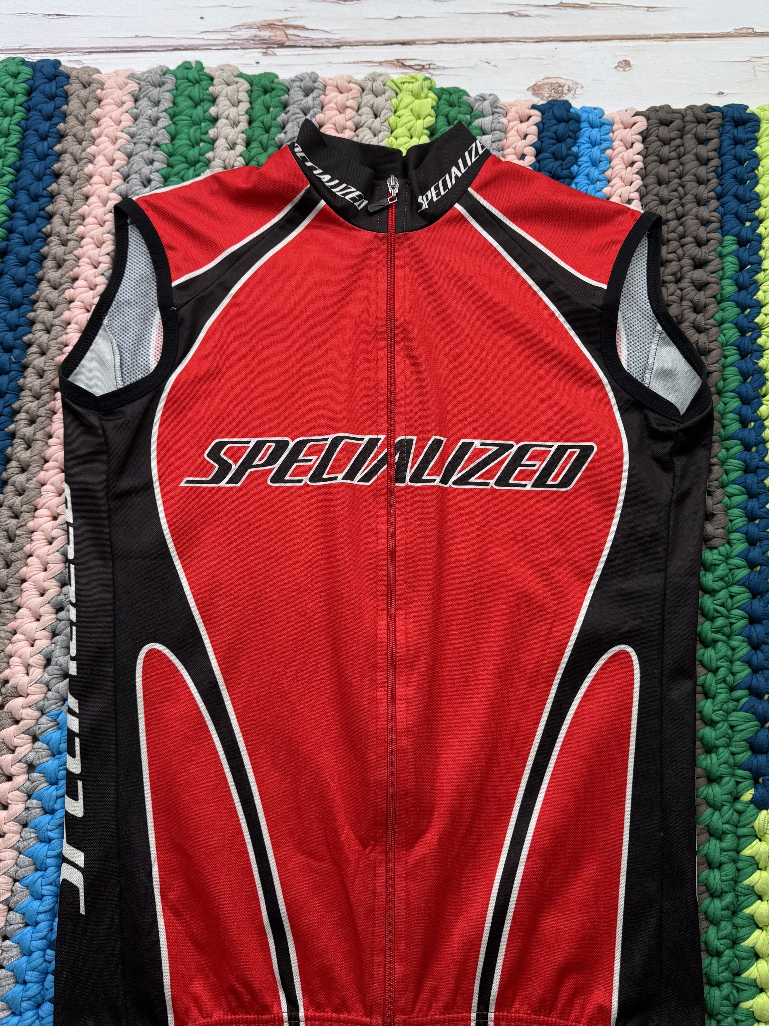 Japanese Brand Specialized Vintage Jersey (V173)(D10) Size US M / EU 48-50 / 2 - 2 Thumbnail