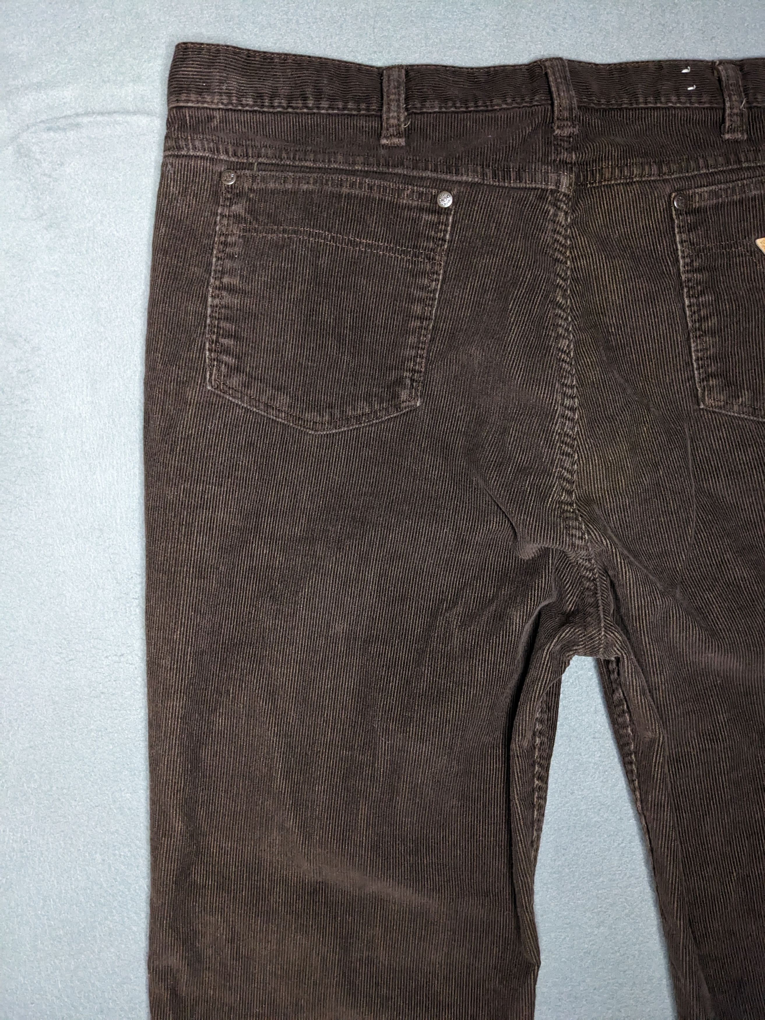 Wrangler VTG 80s Wrangler Corduroy Pants 40x35 Western Leather Logo Size US 40 / EU 56 - 8 Thumbnail