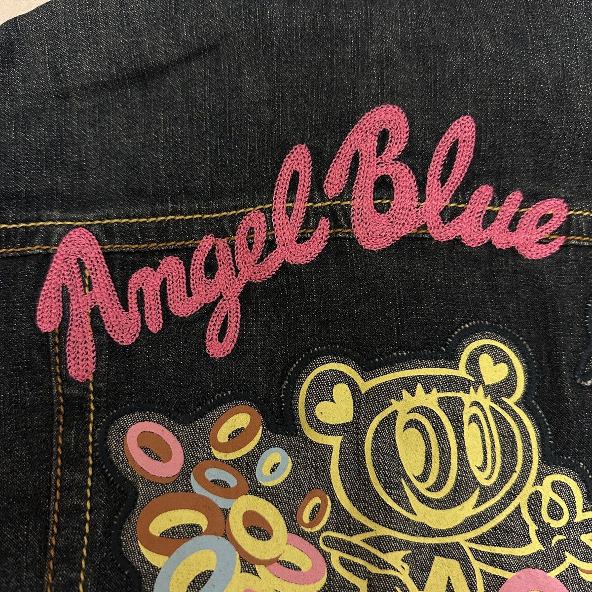 Angel Blue × Japanese Brand Angel Blue Embroidered, Printed and Patched Denim Jacket Size US M / EU 48-50 / 2 - 9 Thumbnail