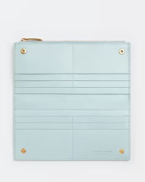 Bottega Veneta o1n1vont1224 Size: OS / L Zip Around Wallet in Winter Mint Size ONE SIZE - 2 Thumbnail