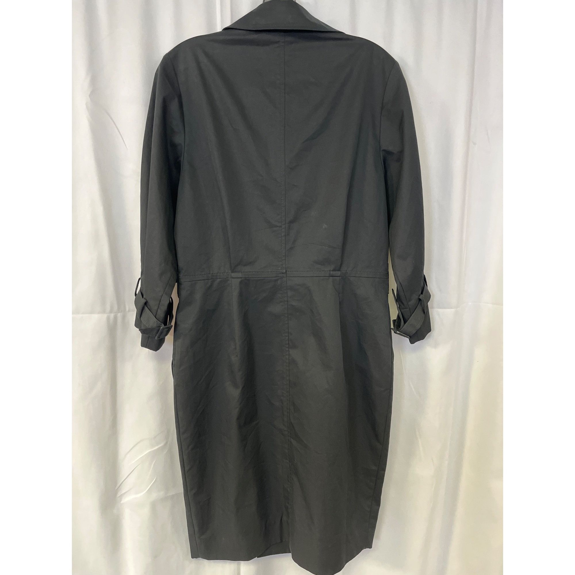 Other Rachel Roy Signature Womens Black Trench Coat Size 10 SKU 66 Size L / US 10 / IT 46 - 2 Thumbnail