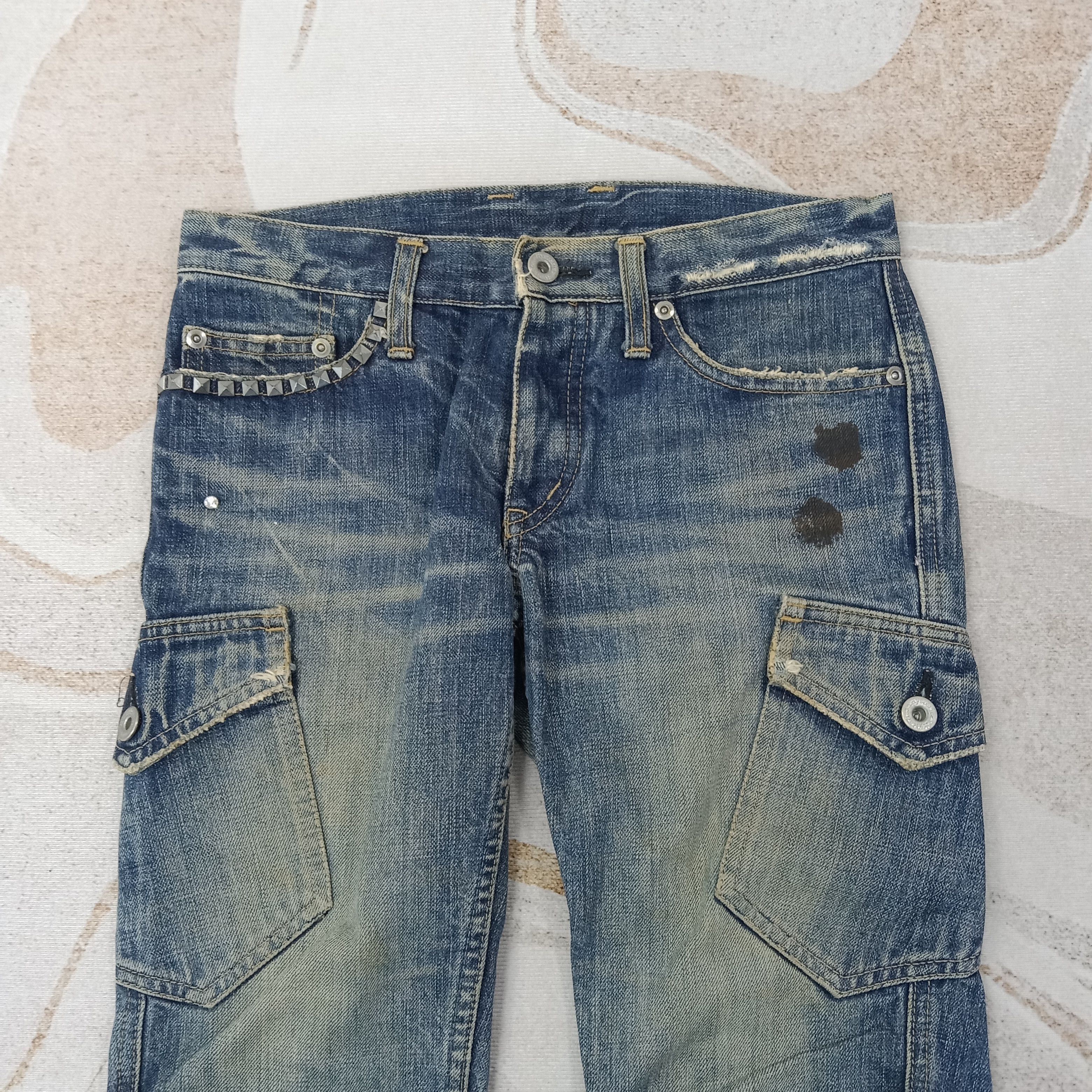 Hysteric Glamour Hysteric Glamour Japanese 3 Quarters Denim Jeans C258N28 Size US 27 - 6 Thumbnail