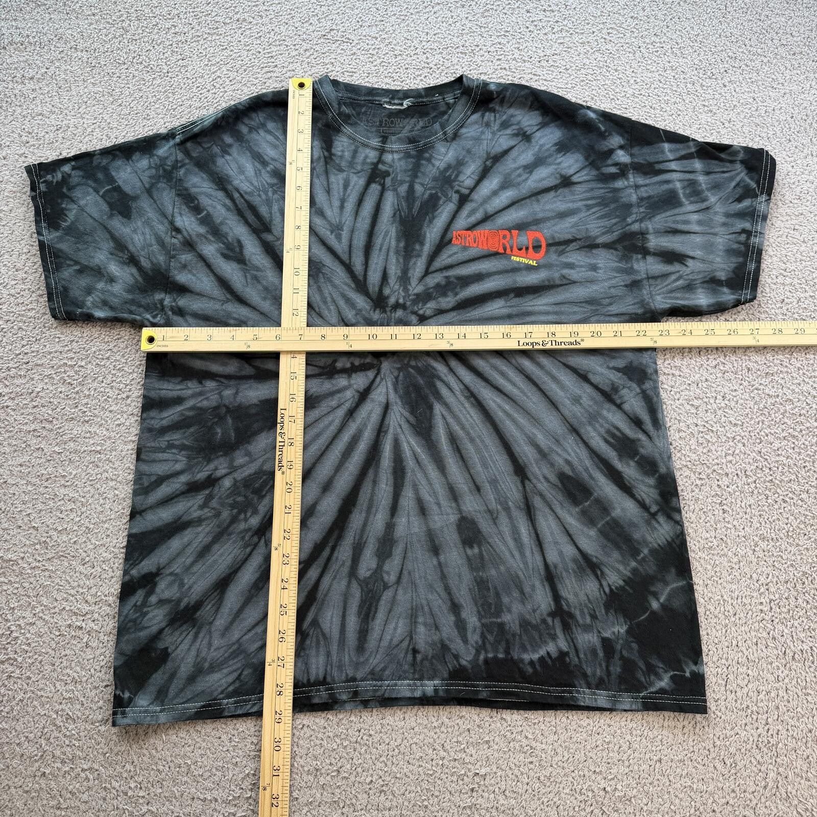 Other Astroworld Festival 2018 Houston Tie Dye T Shirt Travis Scot Size US XL / EU 56 / 4 - 4 Thumbnail